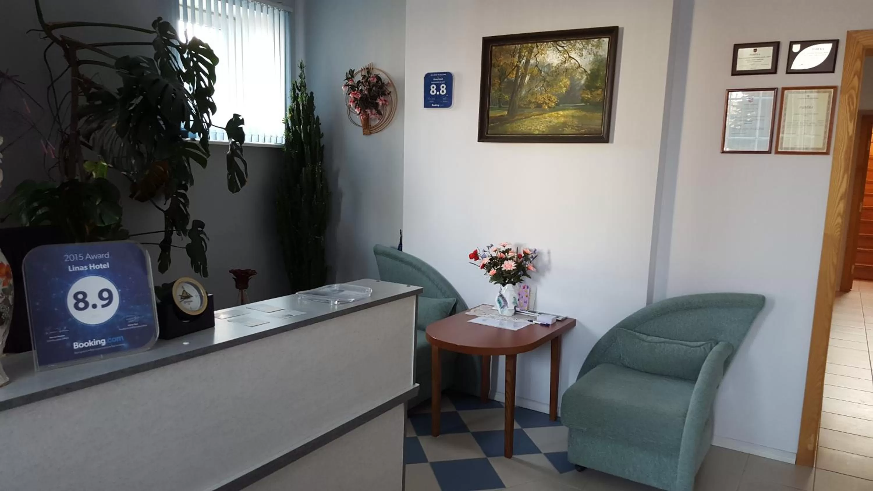 Property building, Lobby/Reception in Guest House Linas