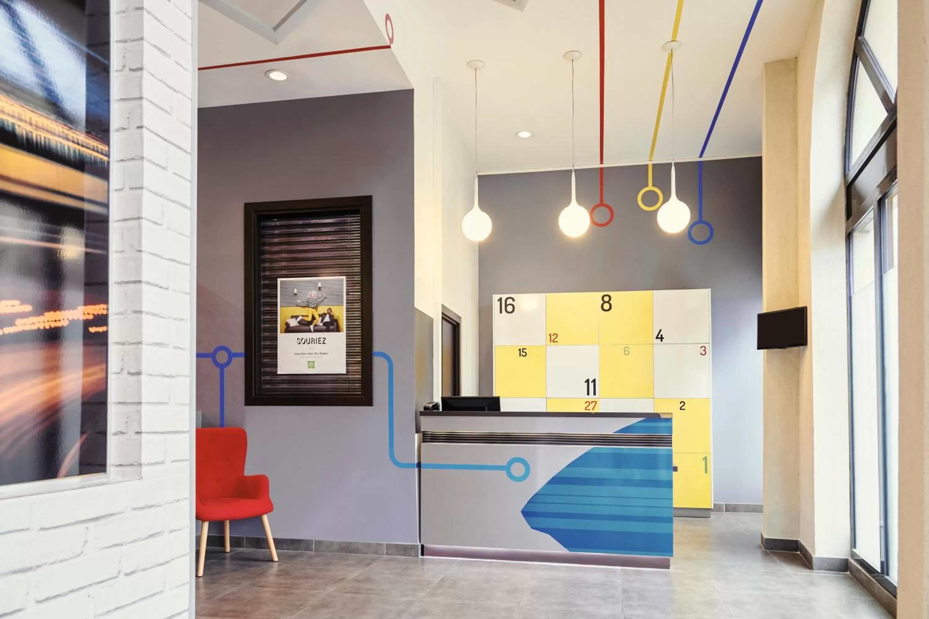 Lobby or reception in ibis Styles Marseille Gare Saint-Charles