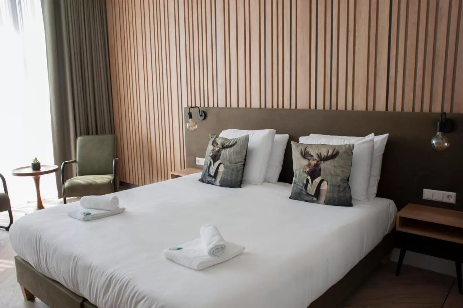 Bed in Hotel de Boshoek