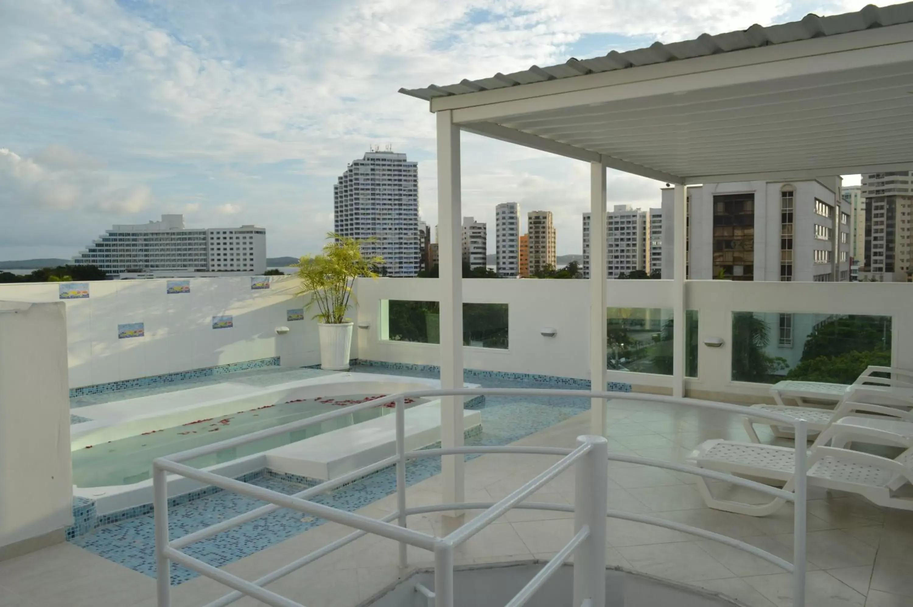 Balcony/Terrace, Swimming Pool in Coral Reef Hotel