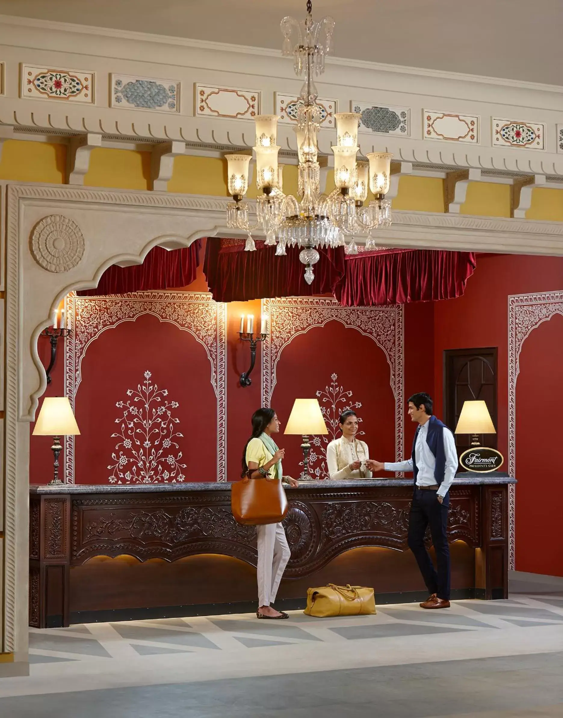 Lobby or reception in Fairmont Jaipur