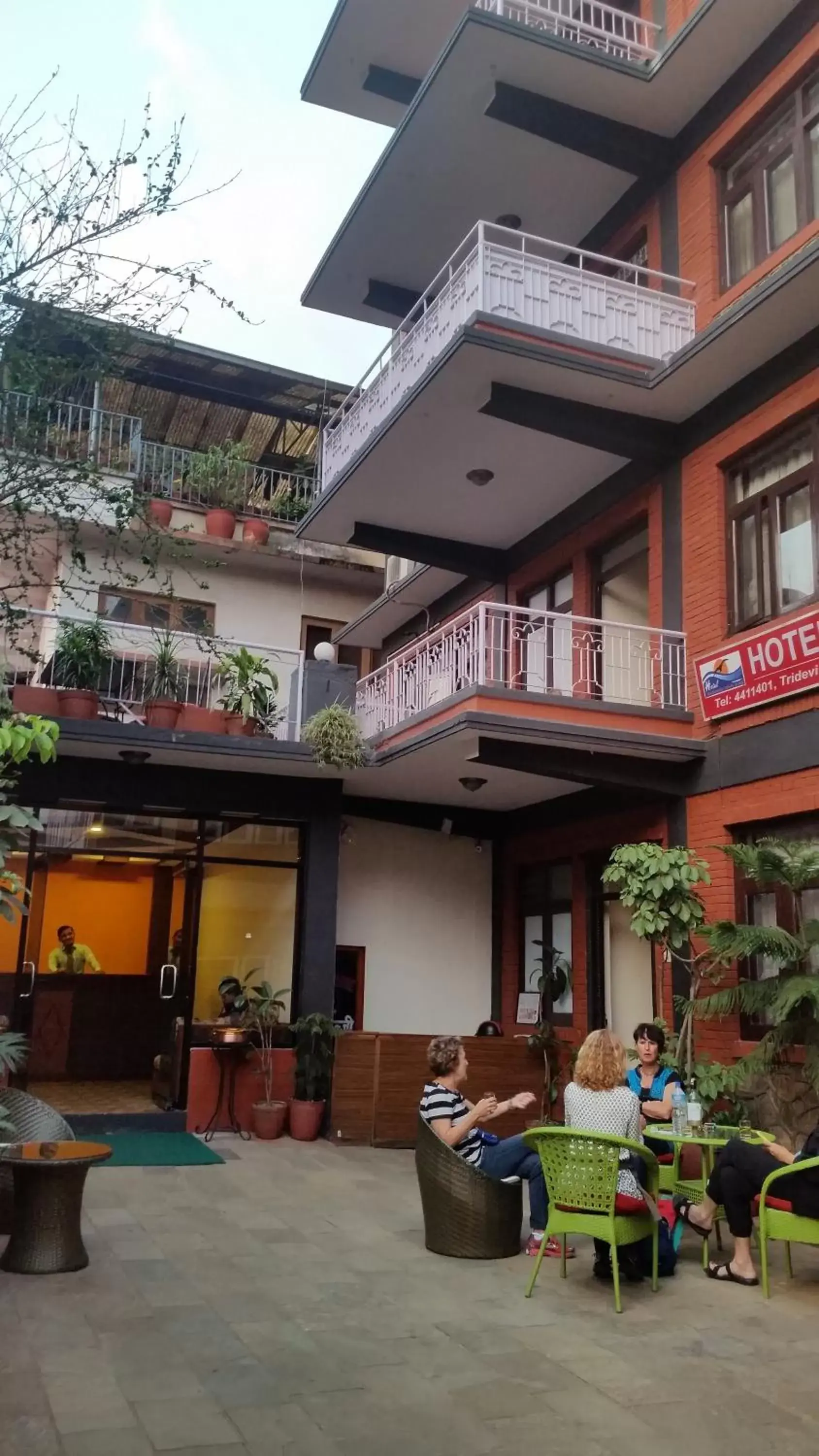 group of guests in Hotel Atlantic