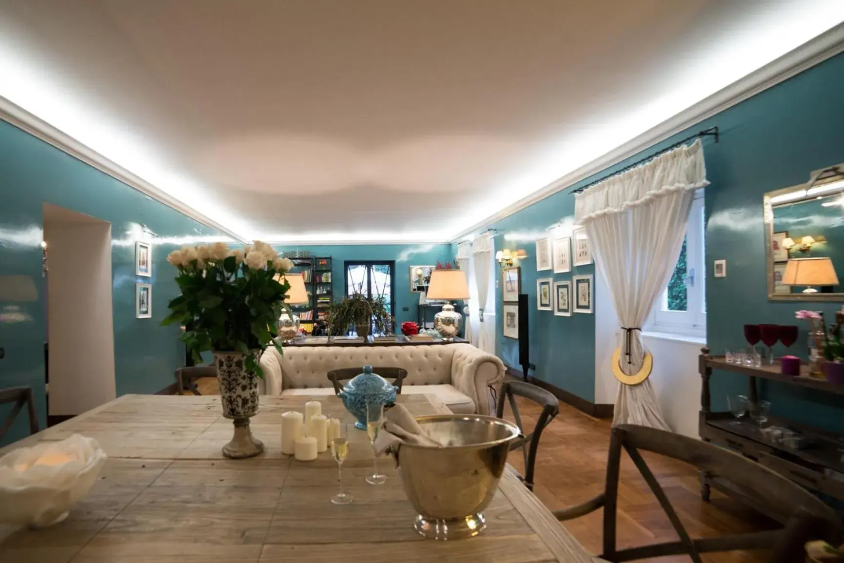 Dining area, Lobby/Reception in Hotel Villa Linneo