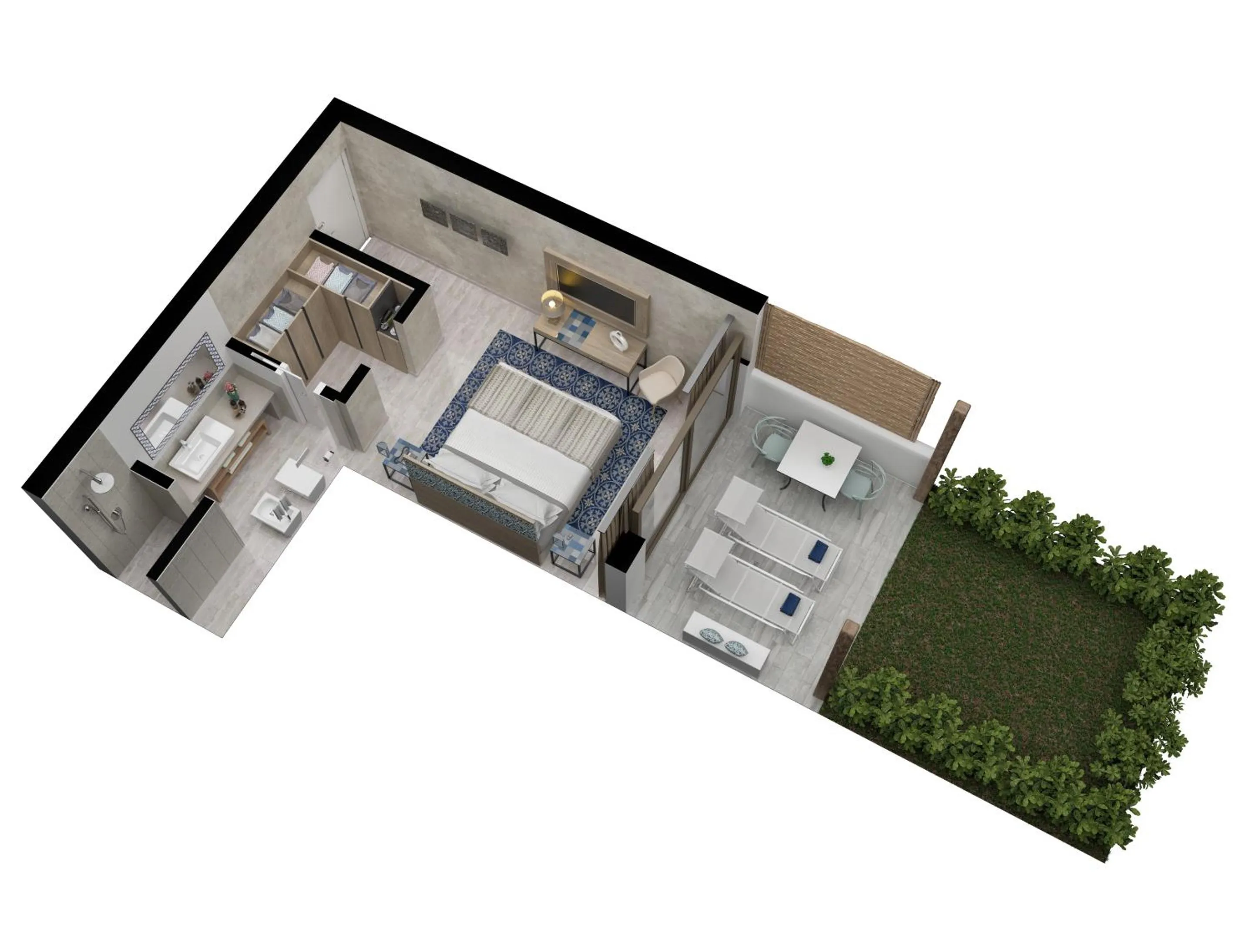 Floor plan in Baglioni Resort Sardinia - The Leading Hotels of the World