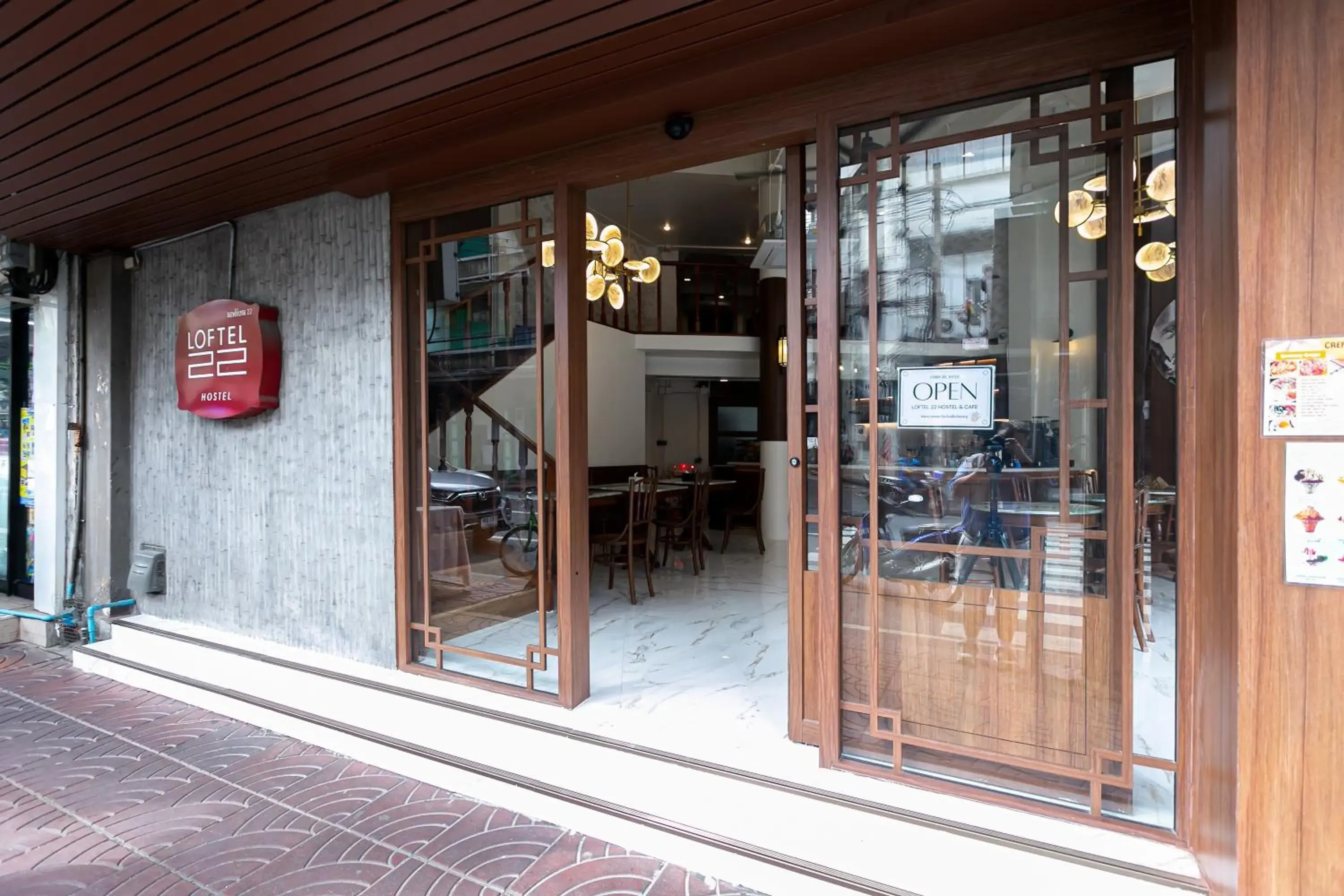 Facade/entrance in Loftel 22 Hostel Facade/entrance in Loftel 22 Hostel