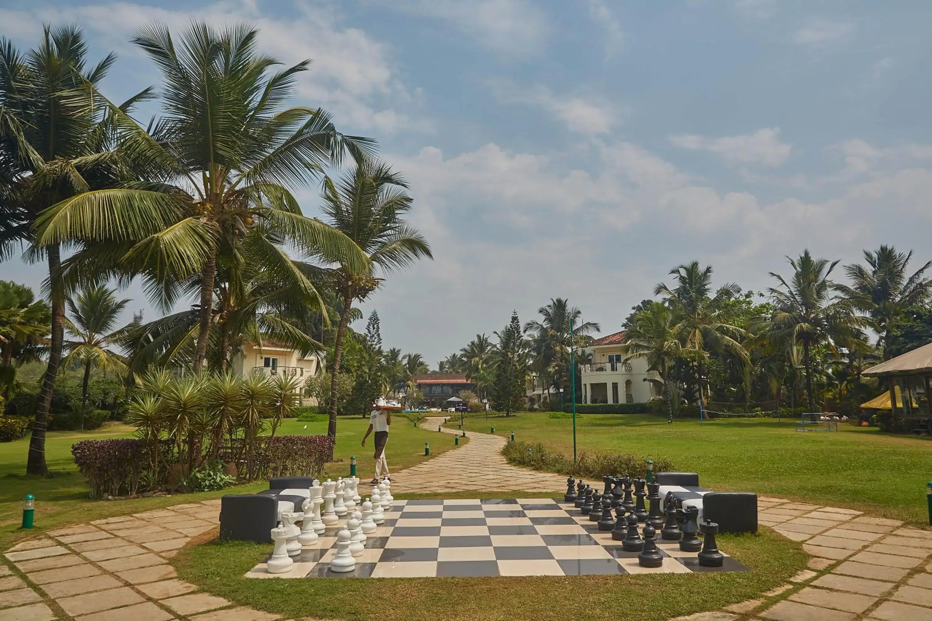 Property building, Garden in Royal Orchid Beach Resort & Spa, Utorda Beach Goa