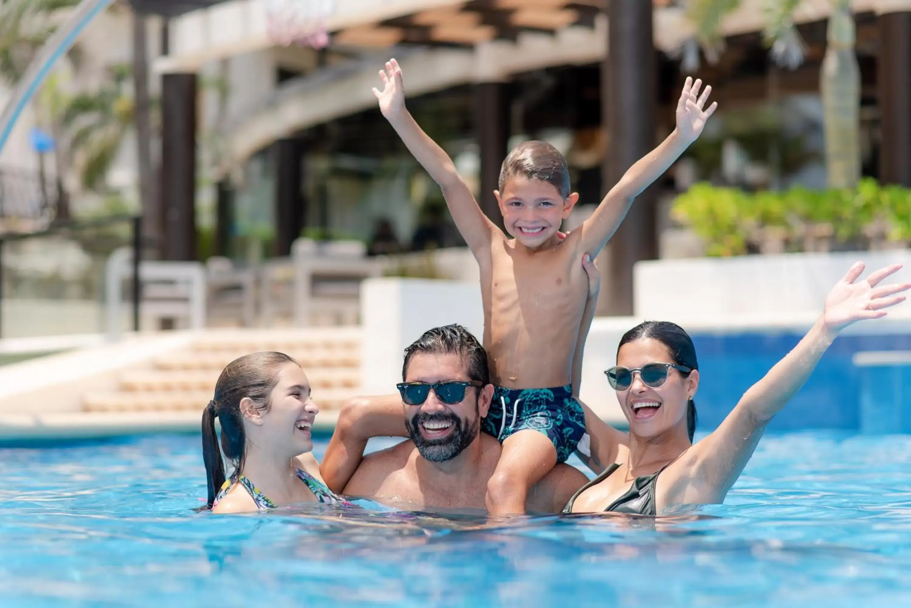 Pool view, Swimming Pool in The Reef Playacar Resort & Spa-Optional All Inclusive