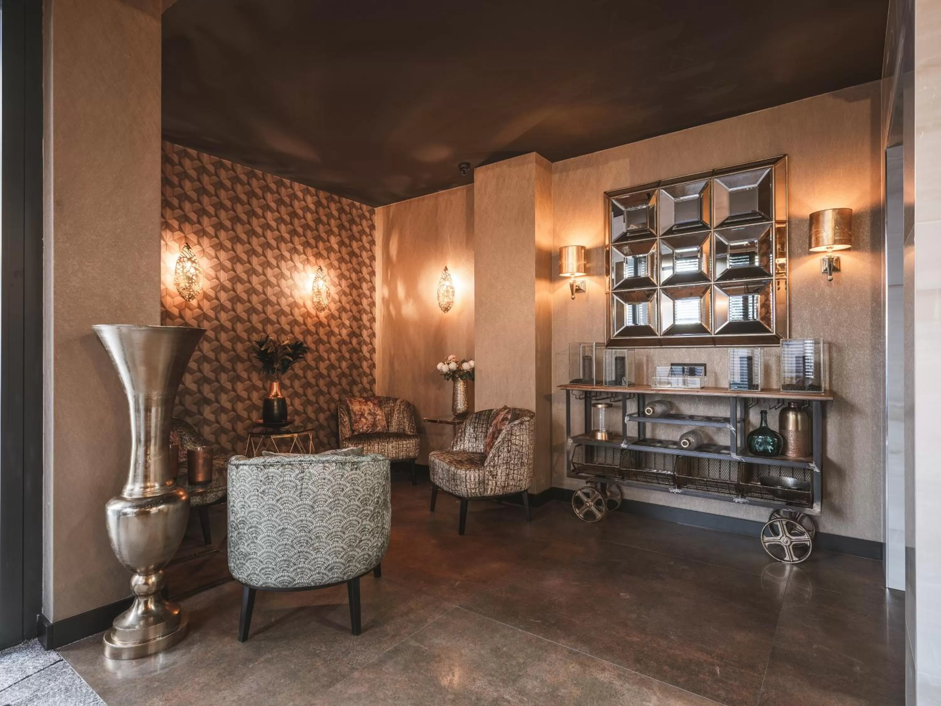 Lobby or reception in Art Suites Luxury Hotel