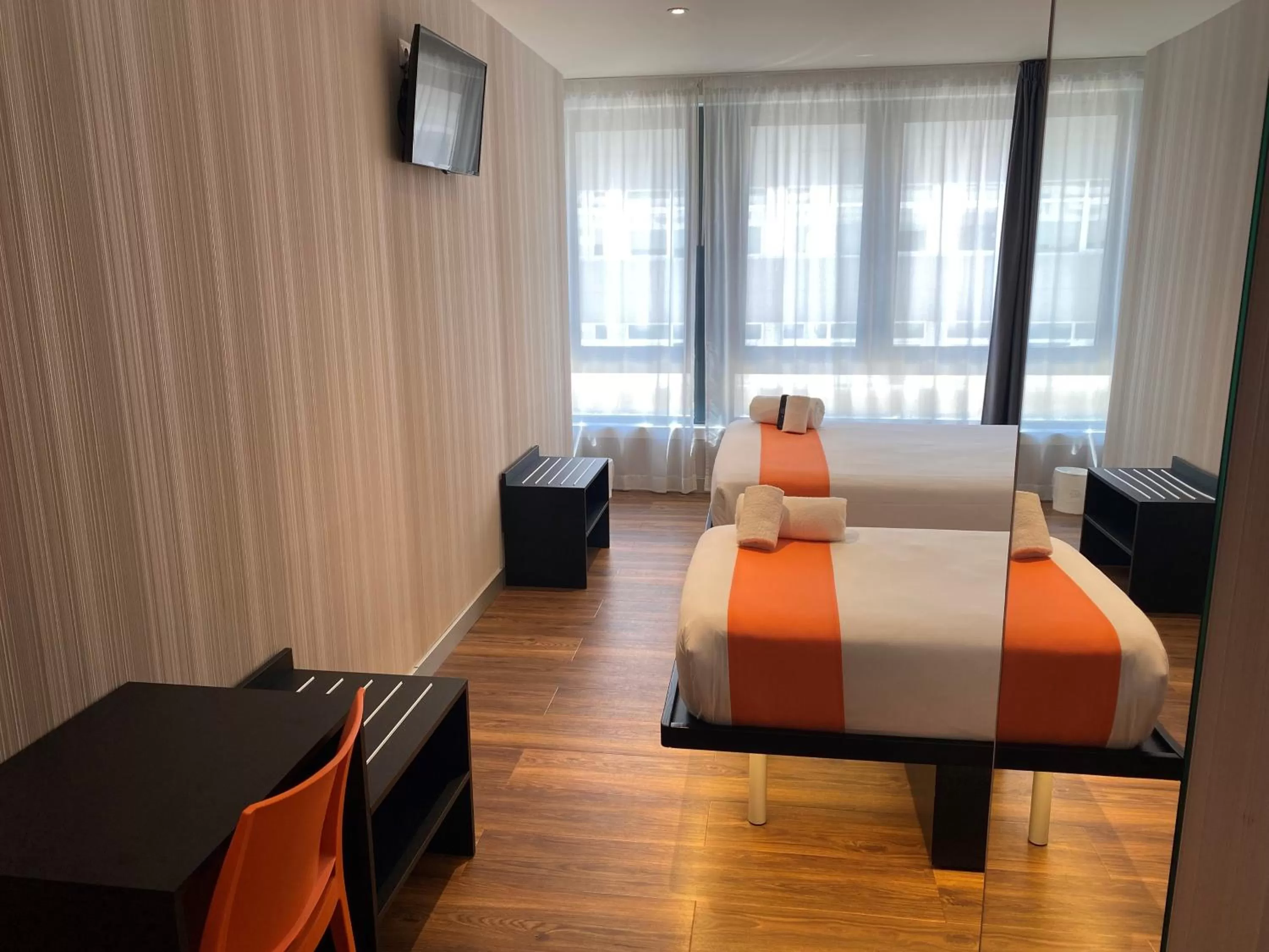 Bed in easyHotel Lisbon