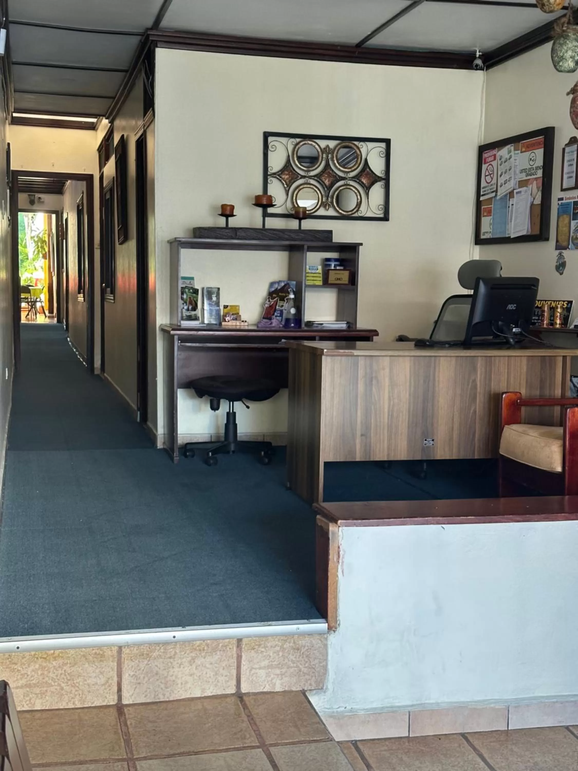 Lobby or reception in Hotel Pacande B&B