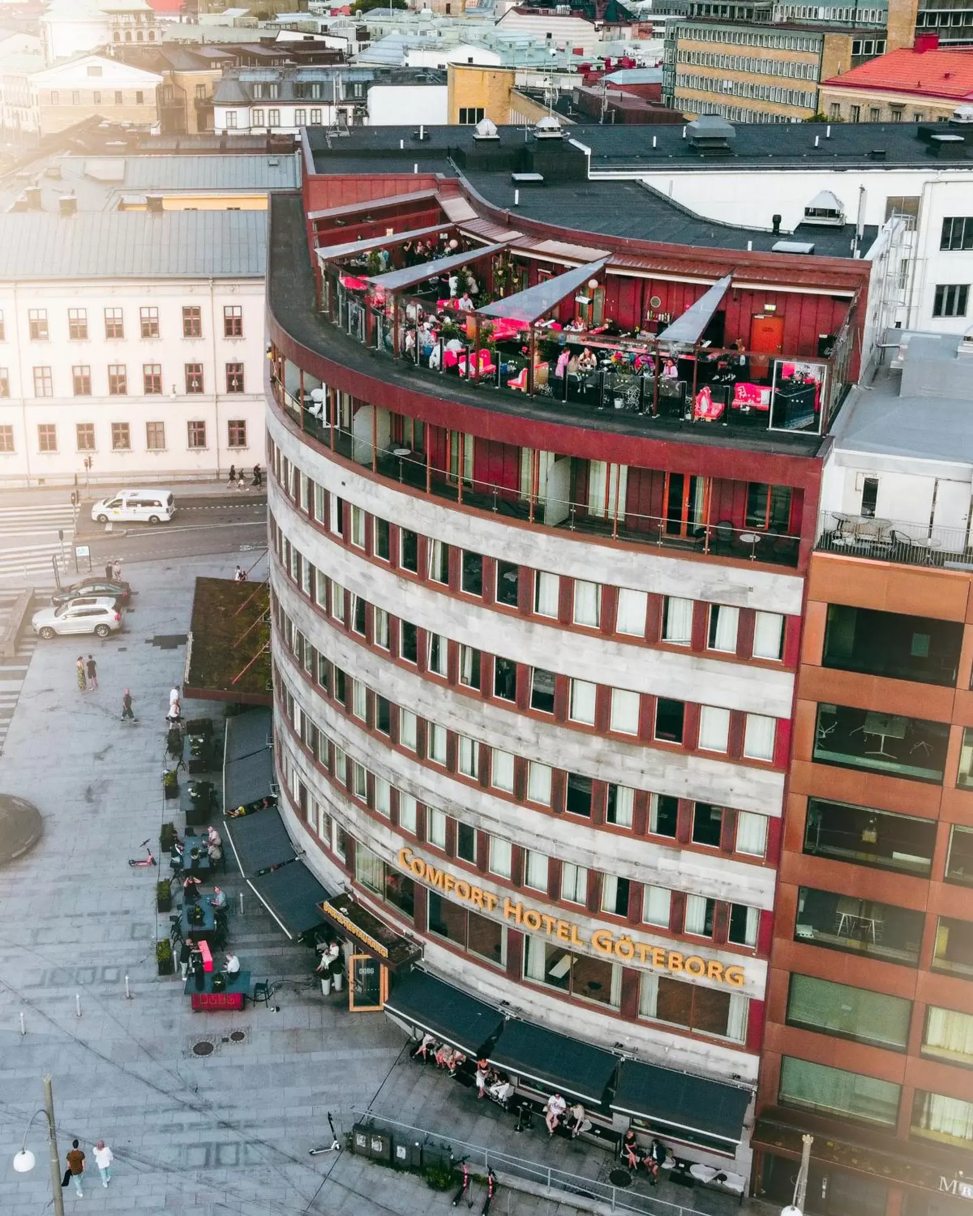 Property building, Bird's-eye View in Comfort Hotel Göteborg