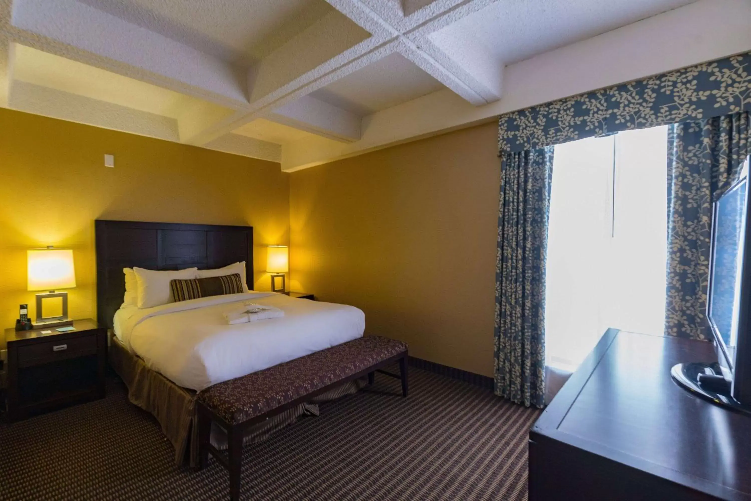 Photo of the whole room, Bed in Wyndham Edmonton Hotel and Conference Centre