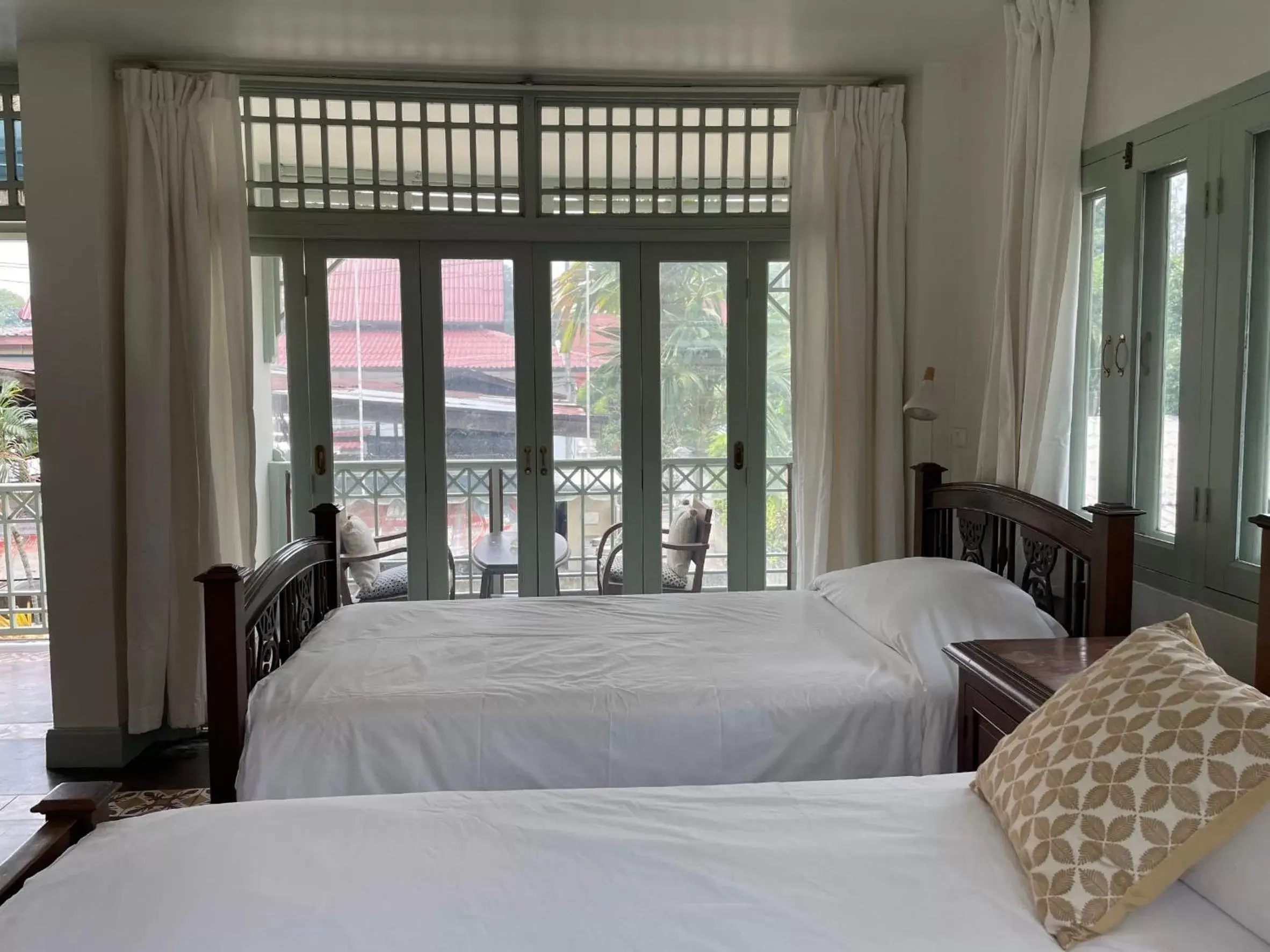 Bed in Villa Duangchampa