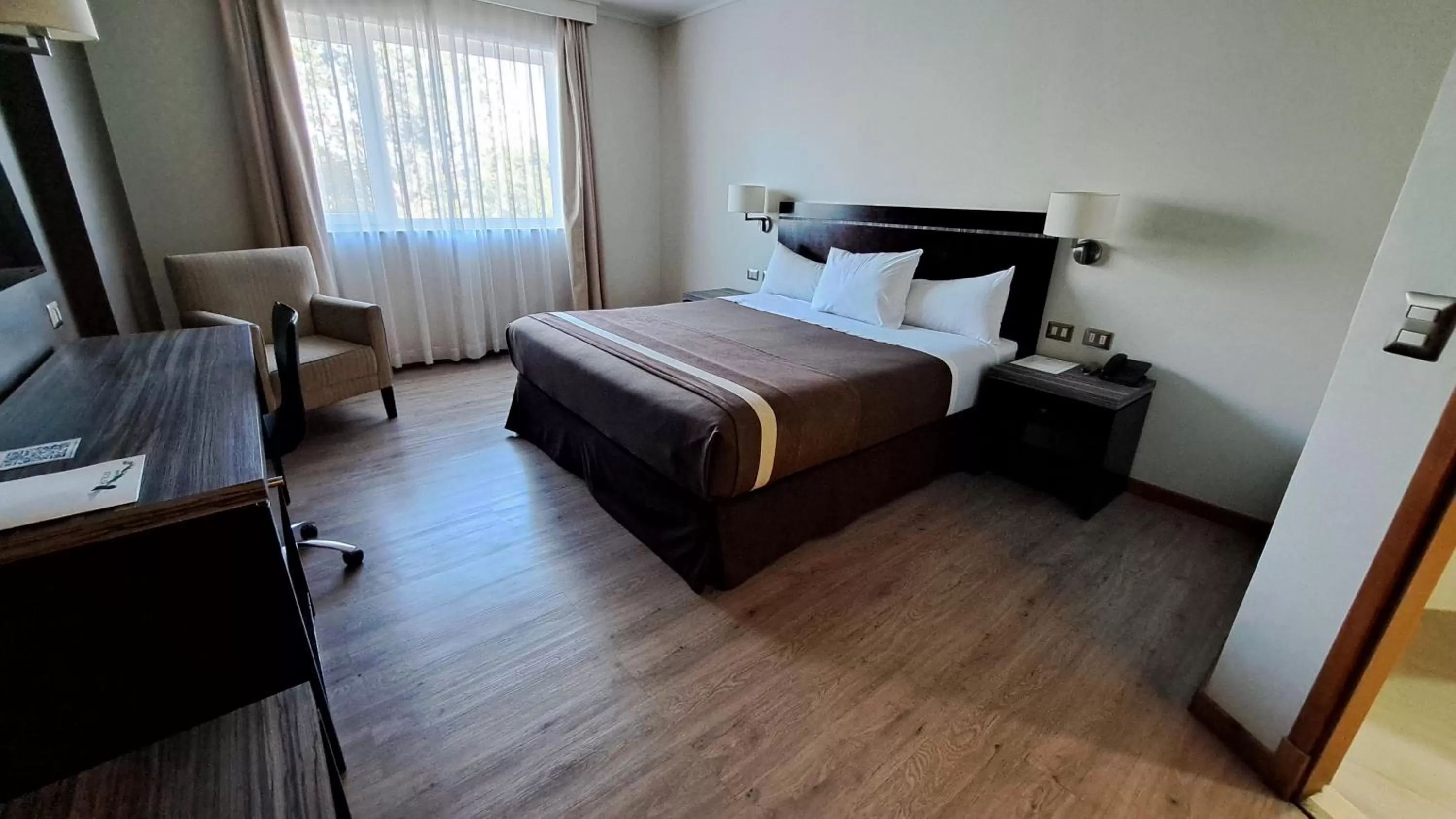 Bed in Hotel Diego de Almagro Curicó