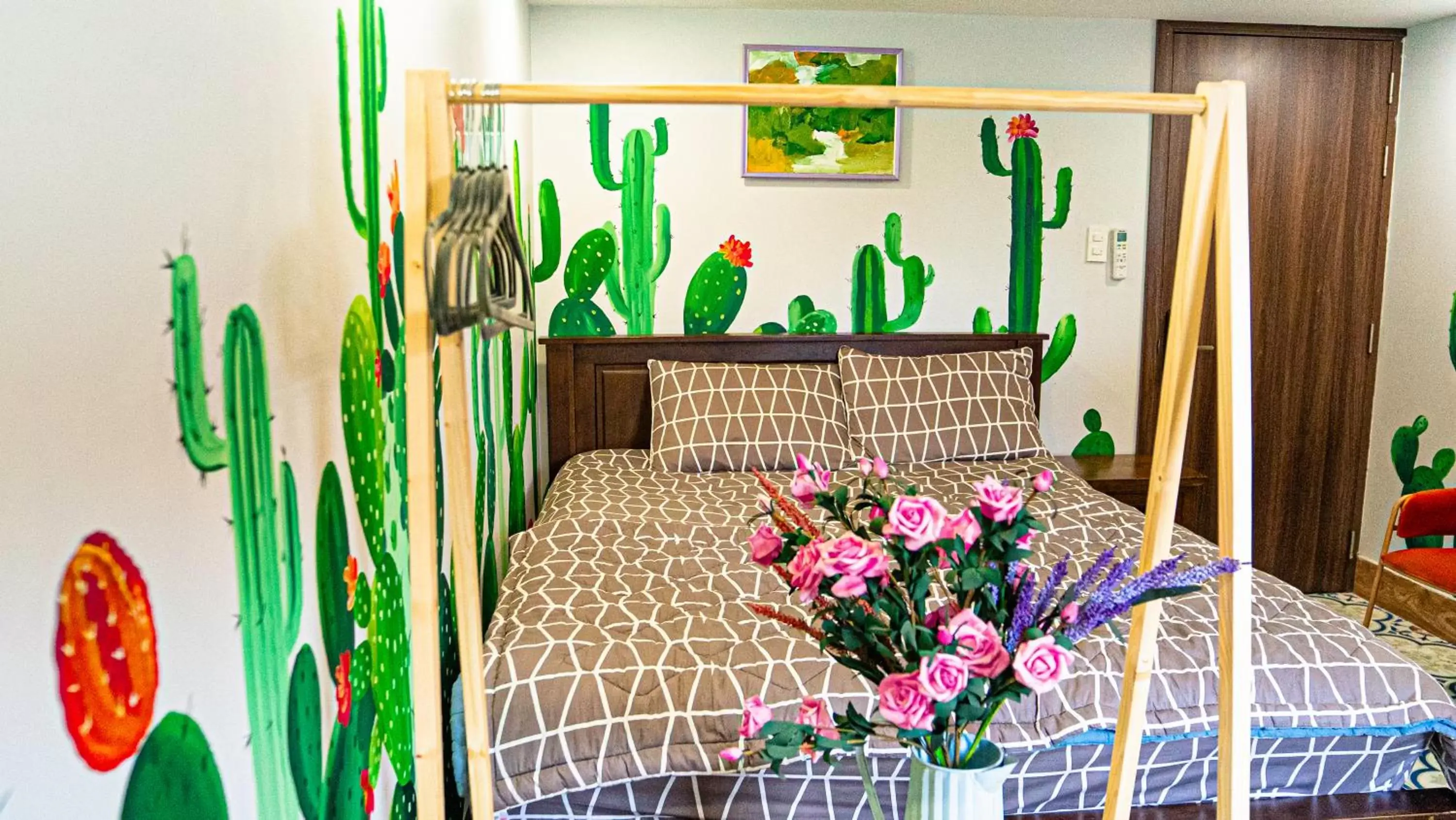 Bed in Cherry Apartment - Thao Dien Centre Bed in Cherry Apartment - Thao Dien Centre