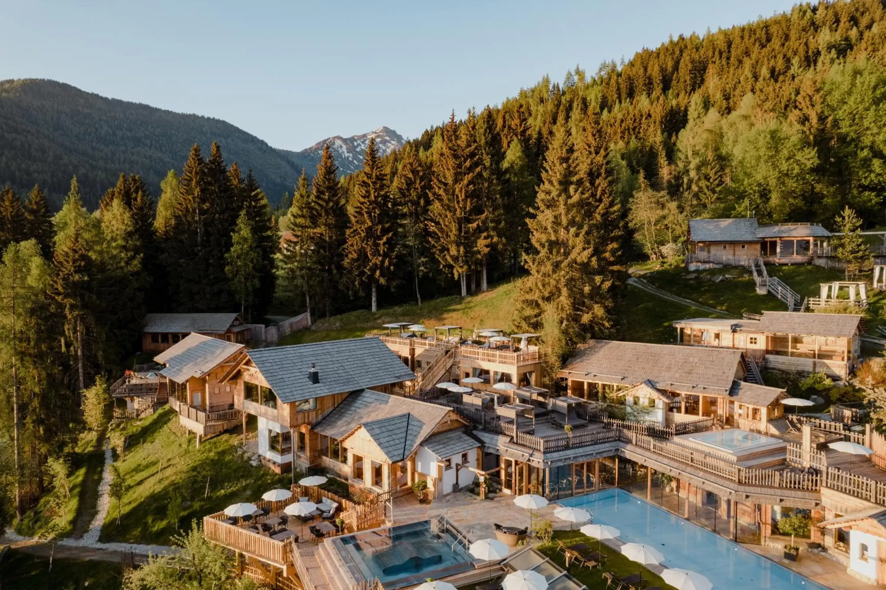 Property building, Bird's-eye View in Natur- und Wellnesshotel Höflehner