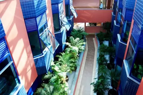 Lobby or reception in Hotel Santamaria