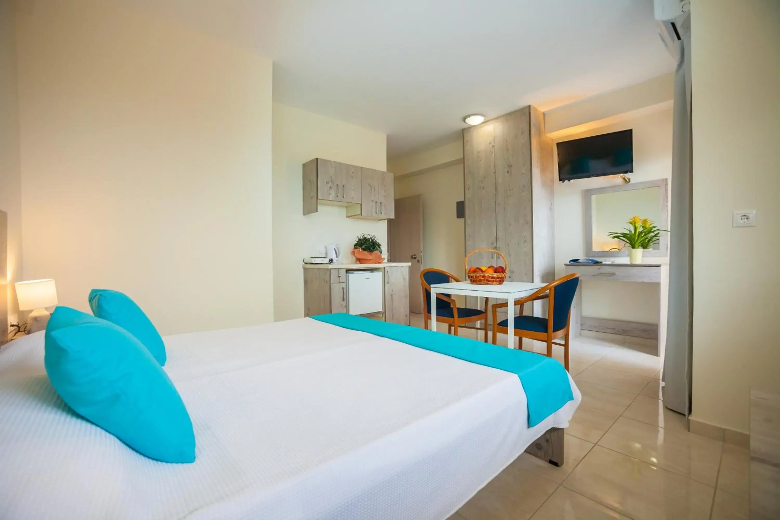 Bedroom, Bed in Elounda Water Park Residence Hotel