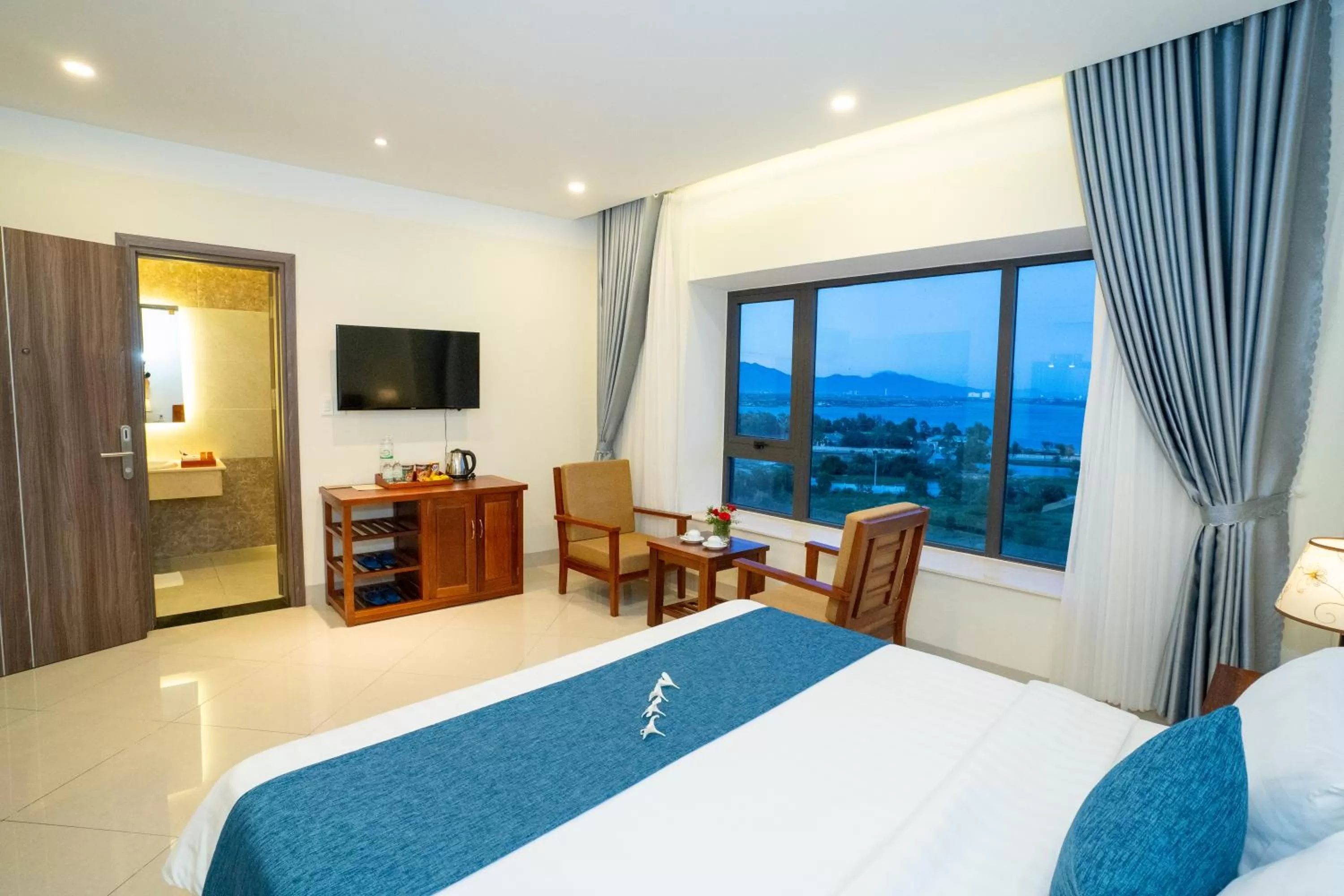 TV and multimedia, Bed in Navy Hotel Cam Ranh