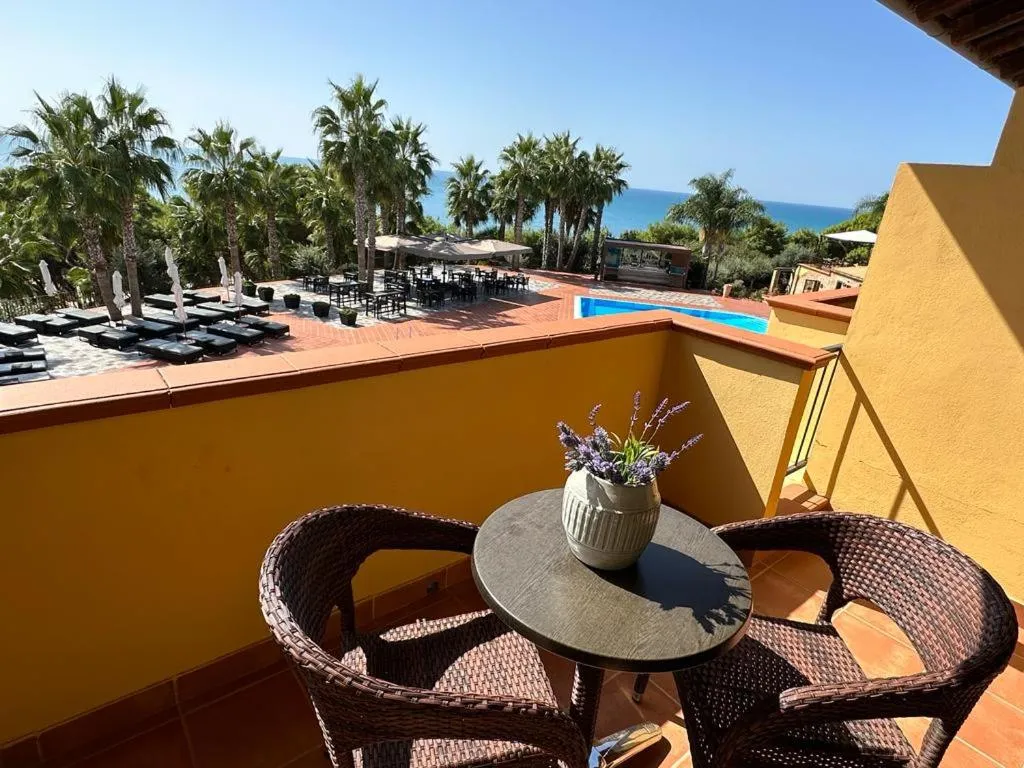 Balcony/Terrace in Baia Di Ulisse Wellness & Spa