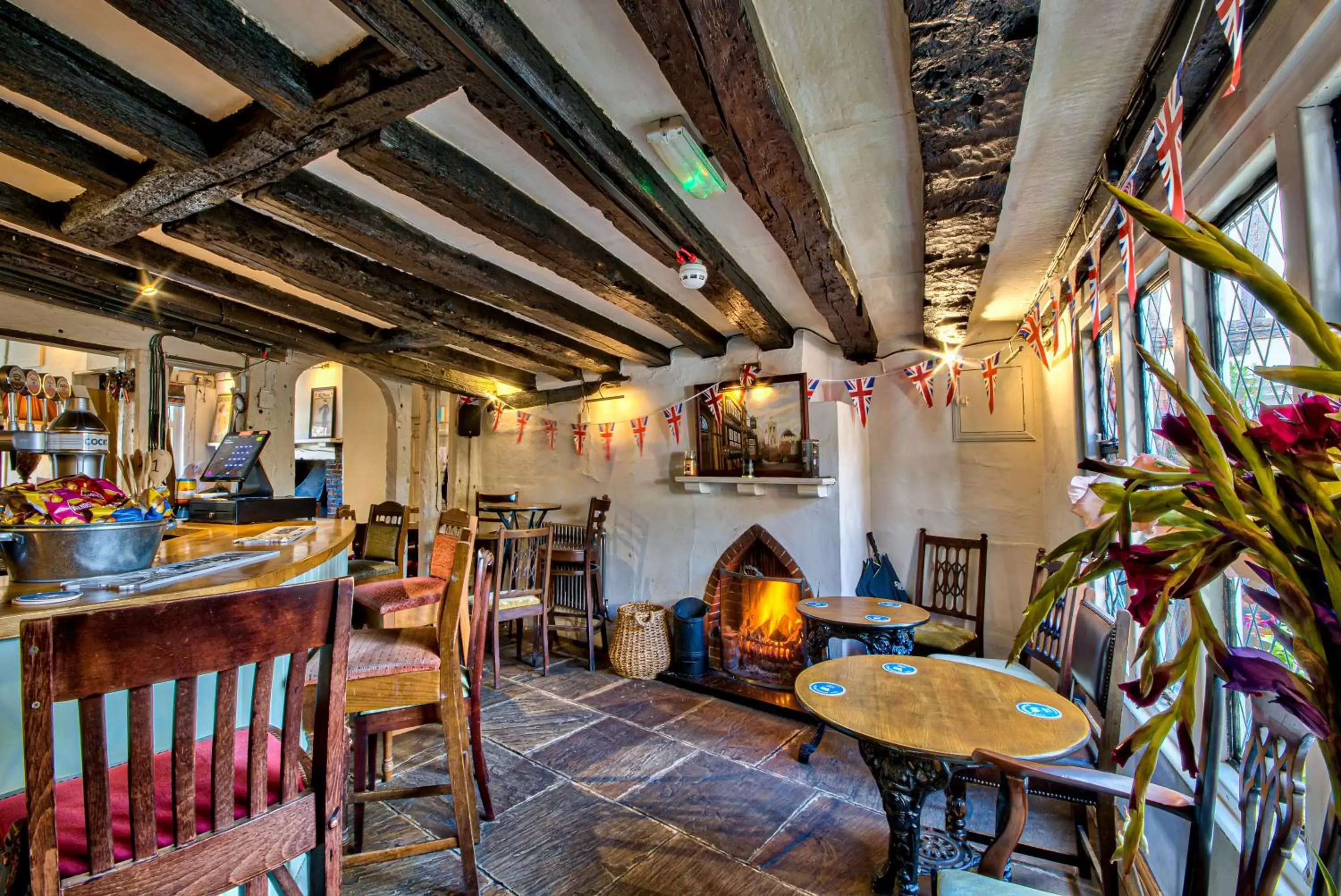 Lounge or bar in The Woolpack Inn