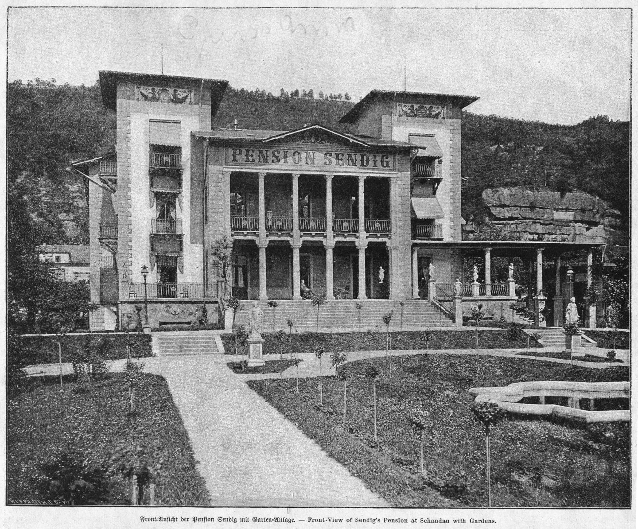 Property building in Parkhotel Bad Schandau mit SPA