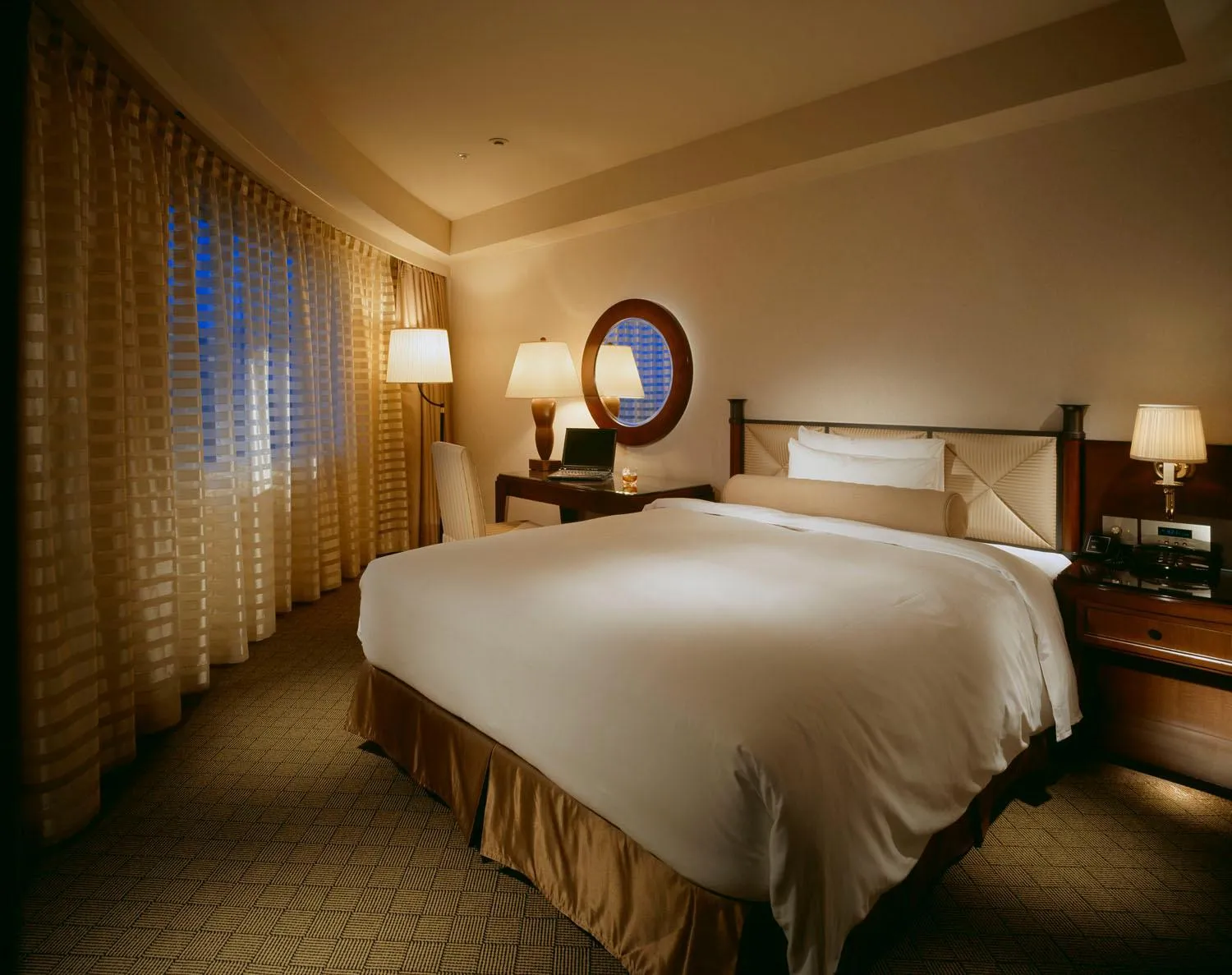 Bedroom, Bed in Miyako Hotel Gifu Nagaragawa