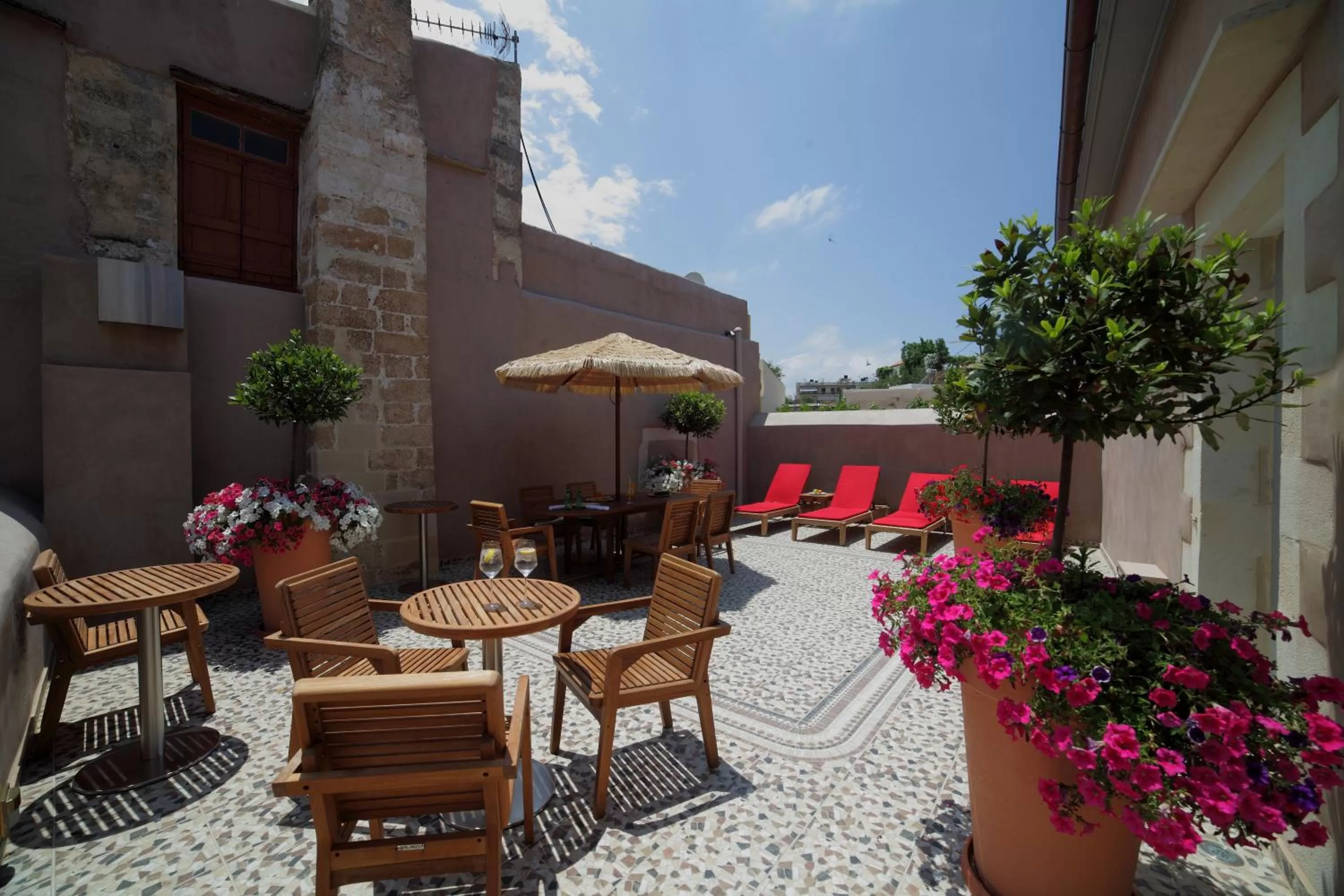 Balcony/Terrace in Elia Fatma Boutique Hotel