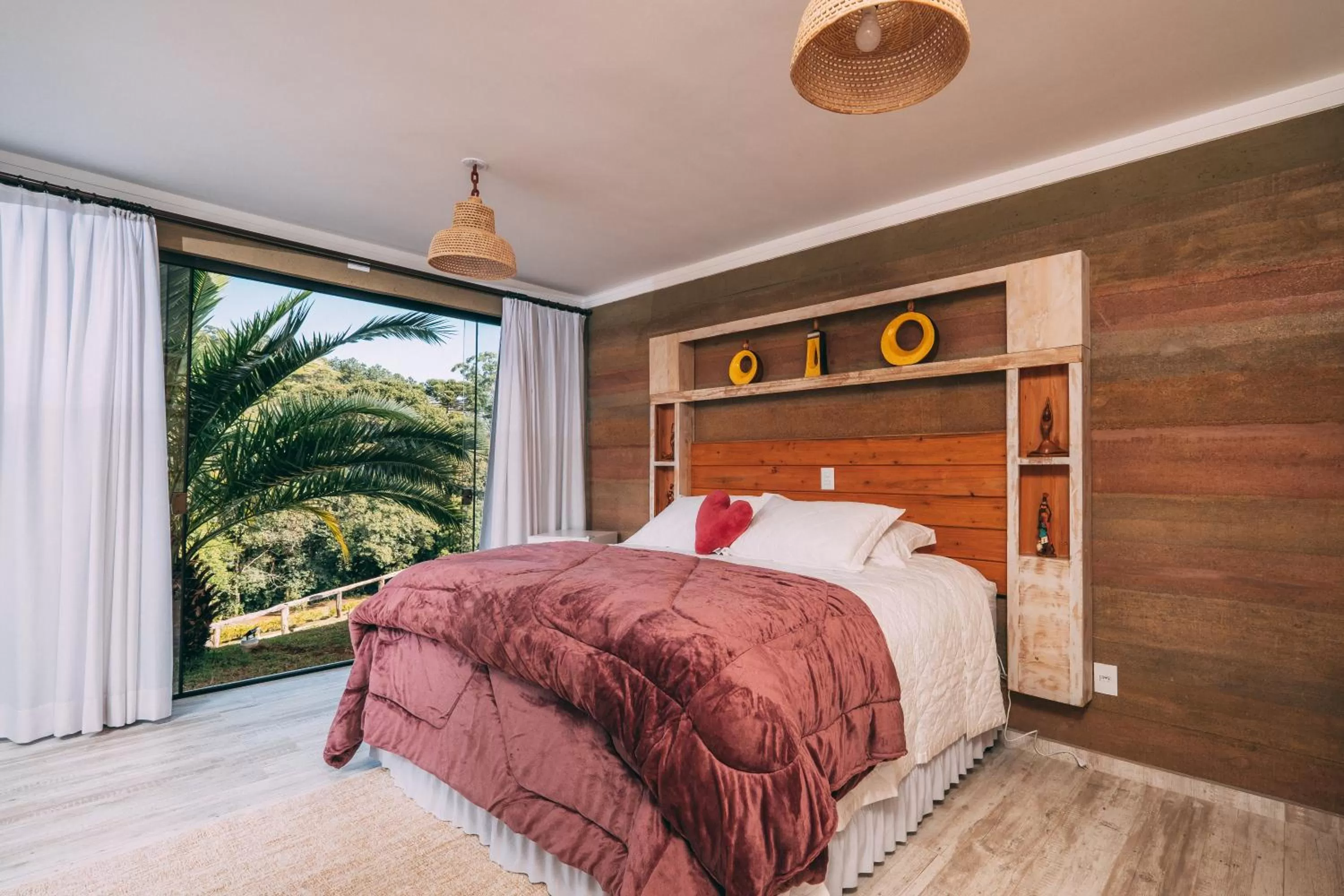 Bed in Pousada Trem Chic