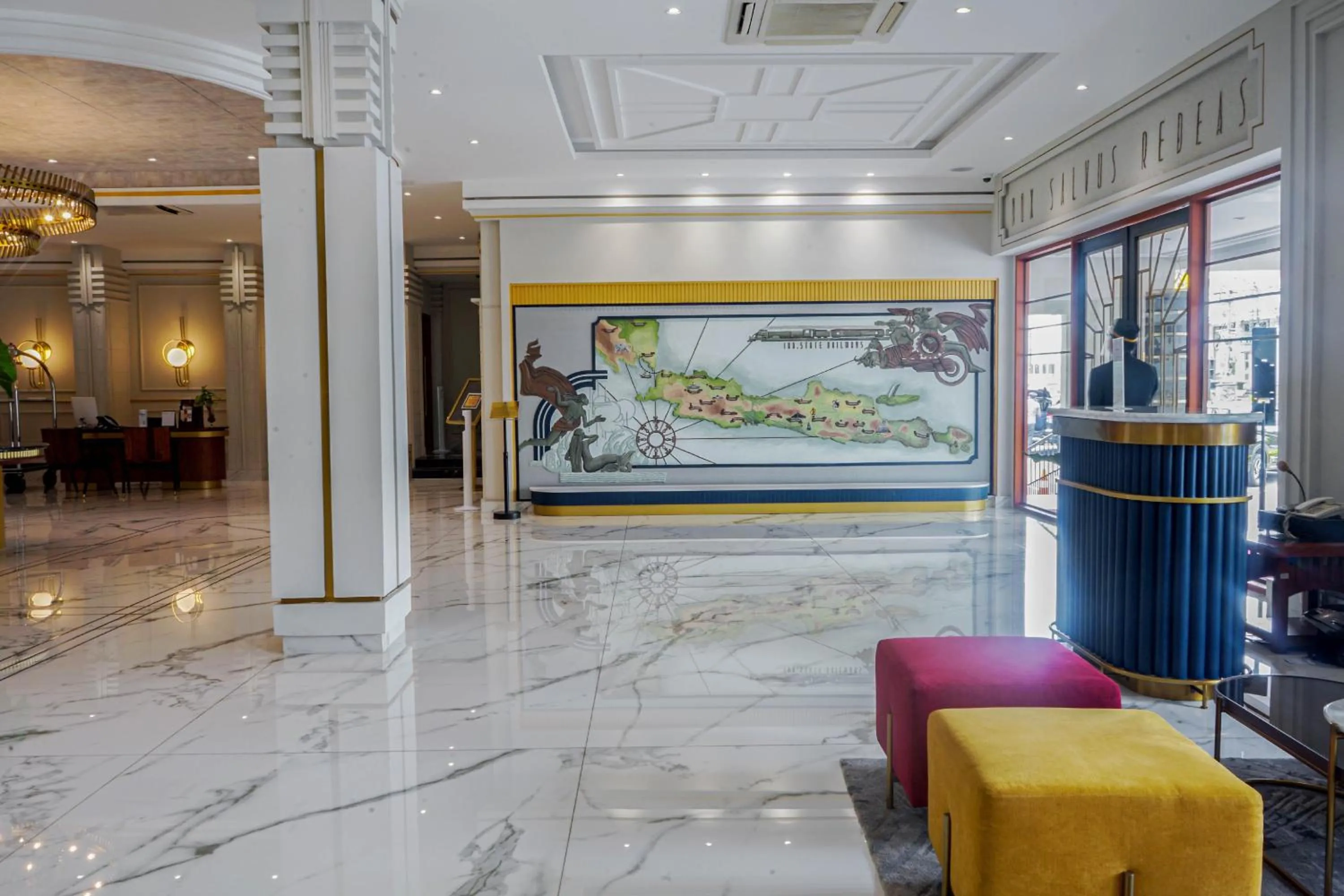 Lobby or reception in Hotel Savoy Homann