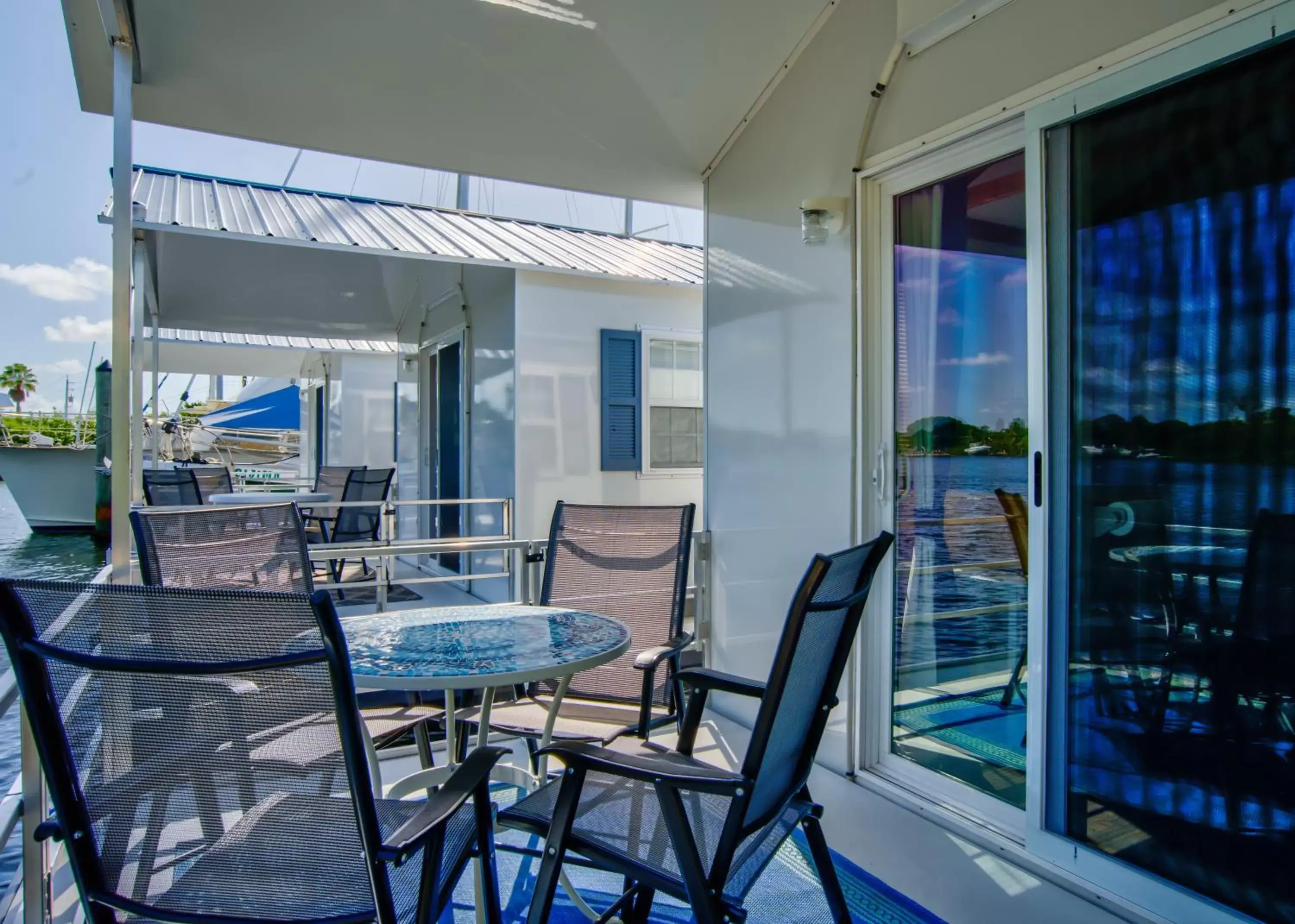 Balcony/Terrace in Aqua Lodges at Coconut Cay Rv and Marina