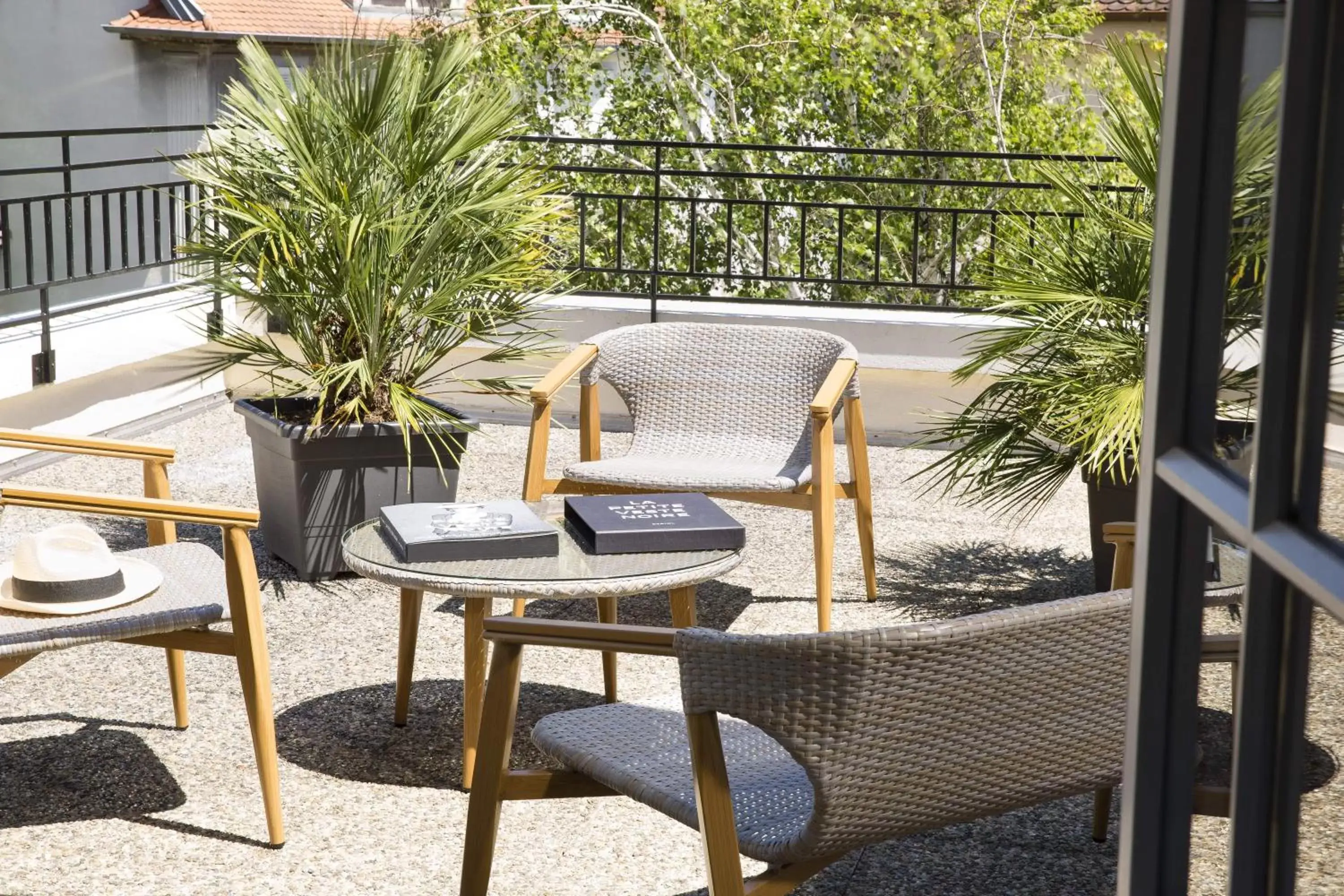 Patio in Boutique Hotel Des XV