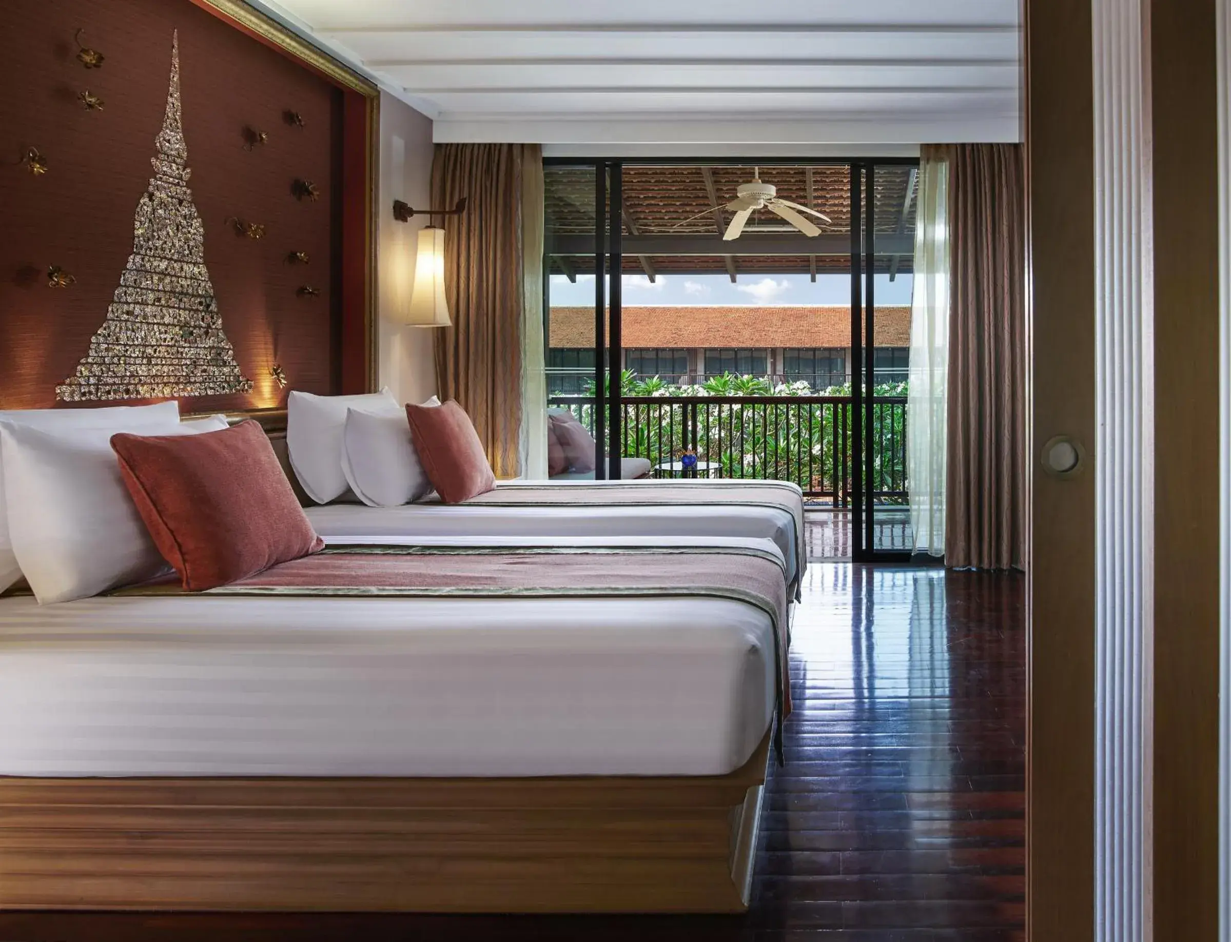 Bed in Sukhothai Heritage Resort - SHA PLUS