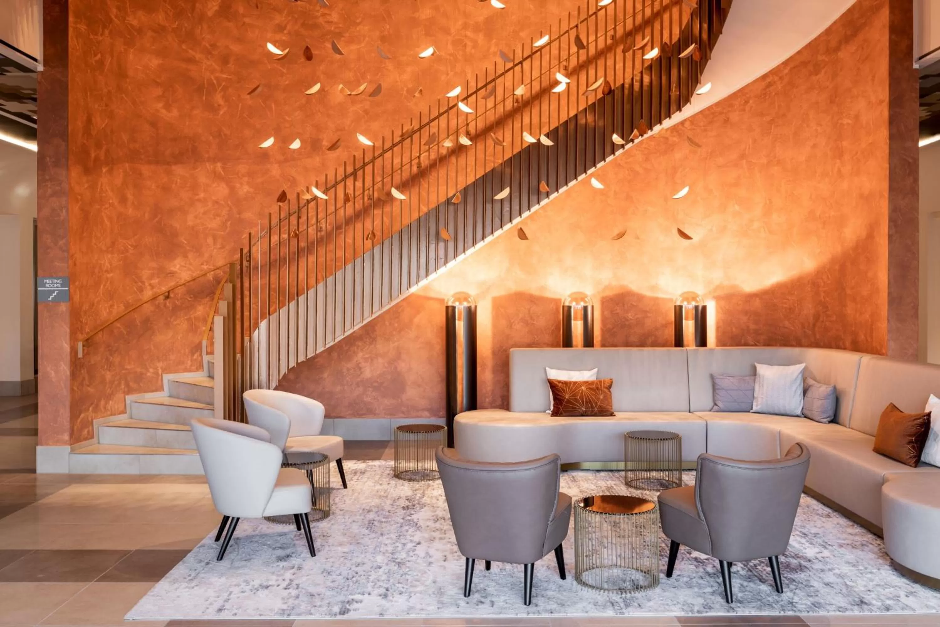 Lobby or reception in AC Hotel by Marriott Wuerzburg