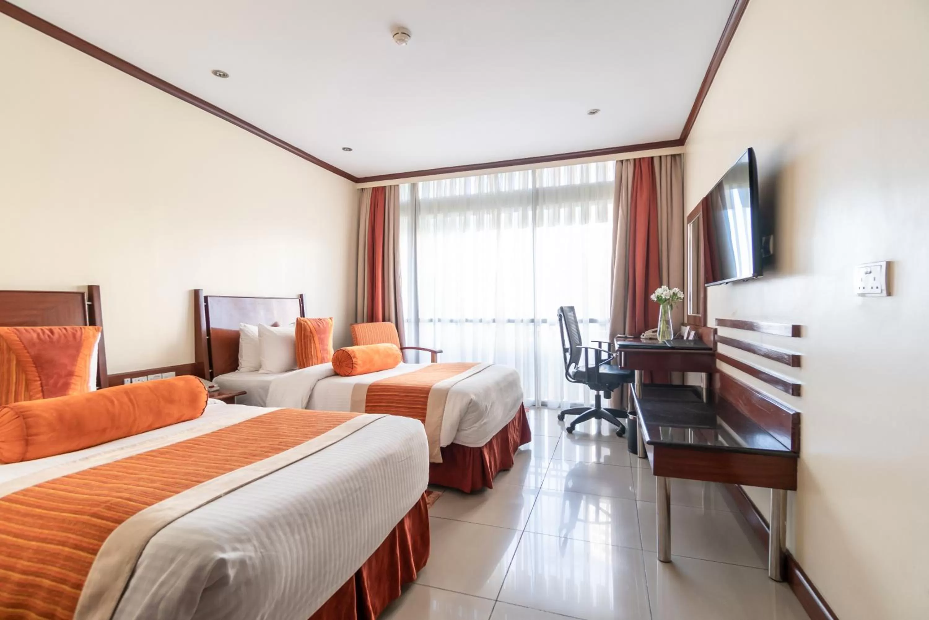 Panafric Twin Room in Sarova Panafric Hotel