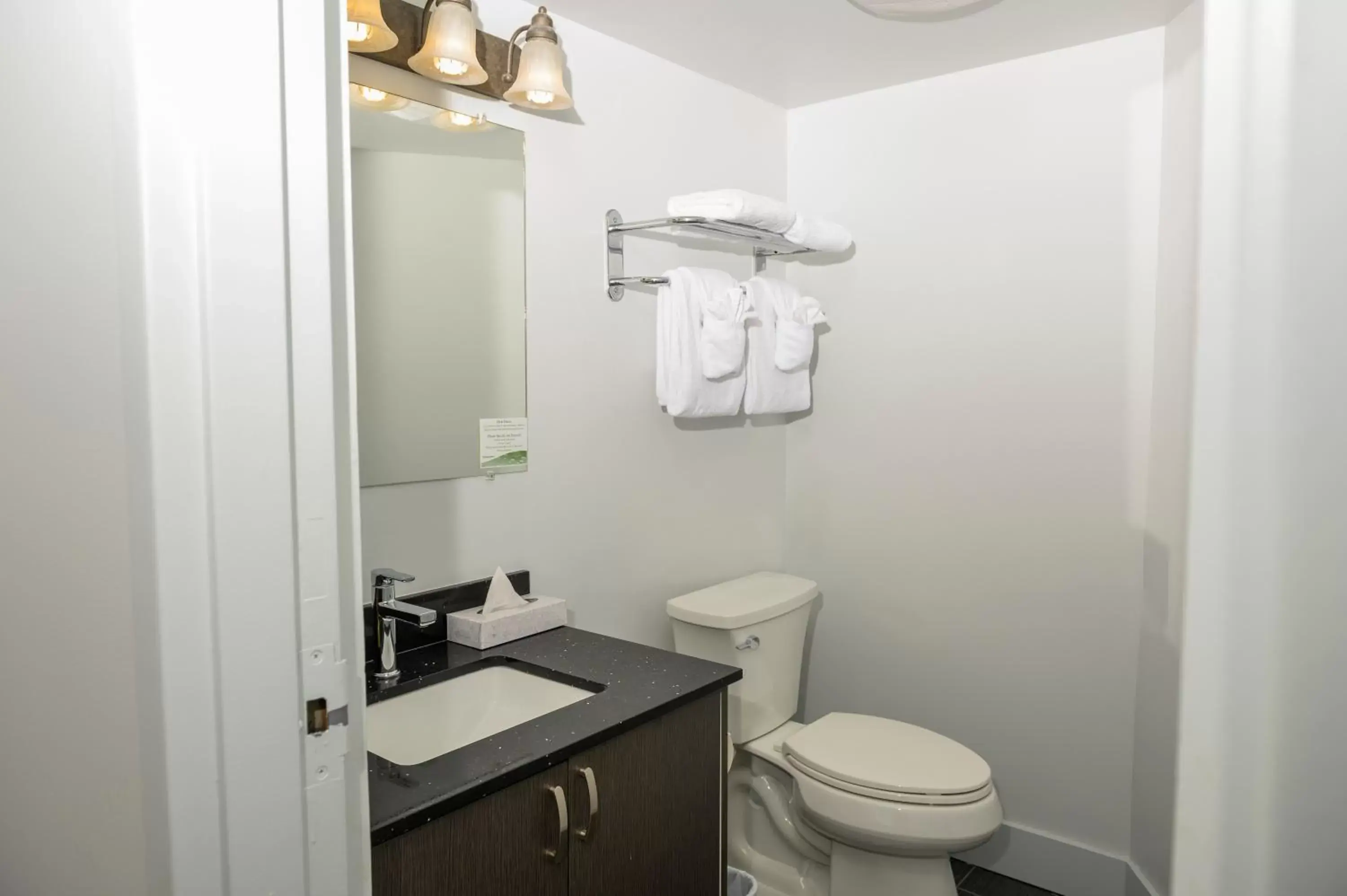 Toilet, Bathroom in Oceanfront Suites at Cowichan Bay