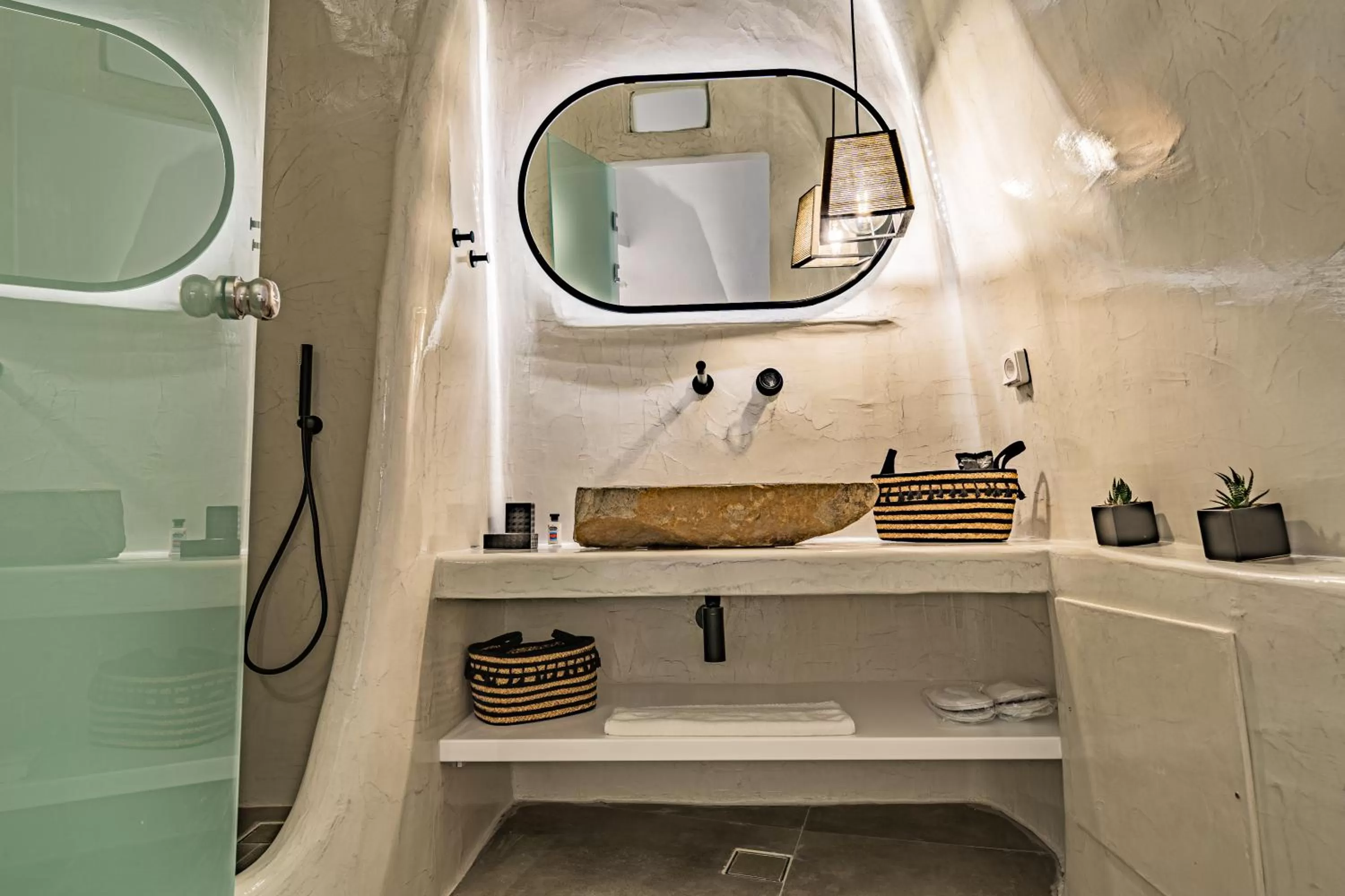 Bathroom in Eternity Suites Santorini