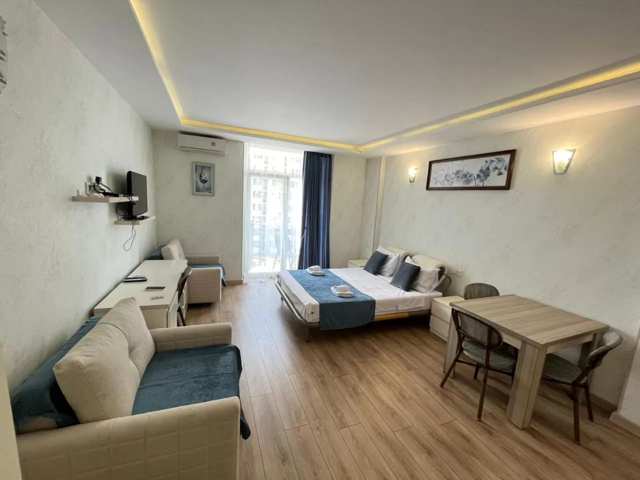 Bed in Holiday Lux Sea Towers Batumi