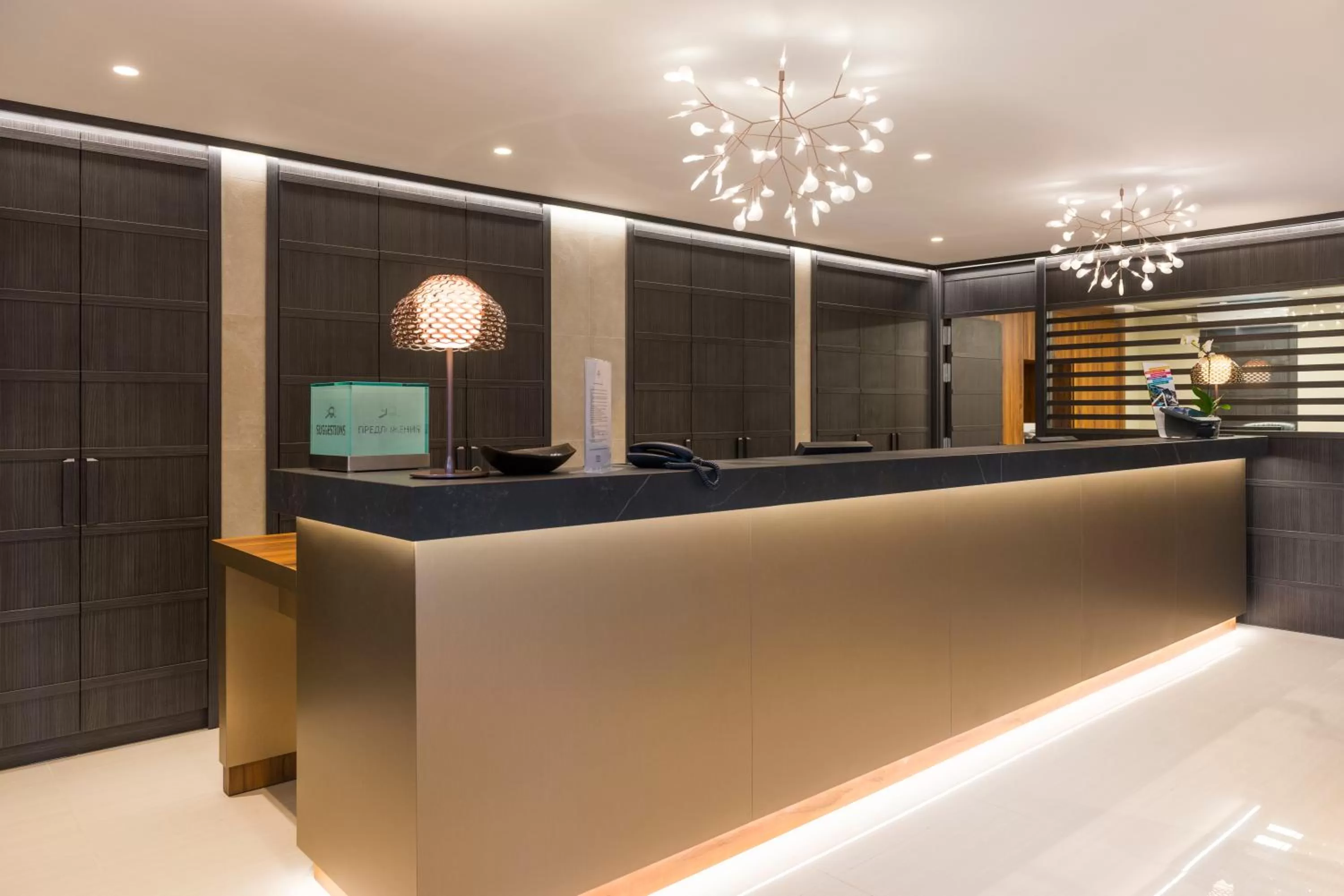 Lobby or reception in Hotel Marsol