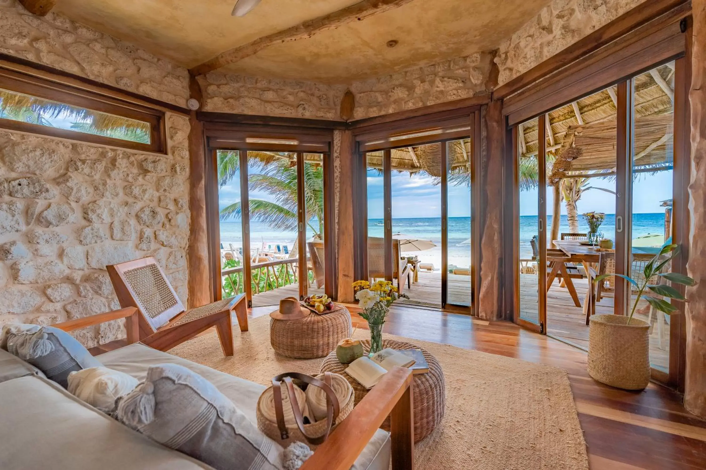 Natural landscape, Seating Area in Alaya Tulum