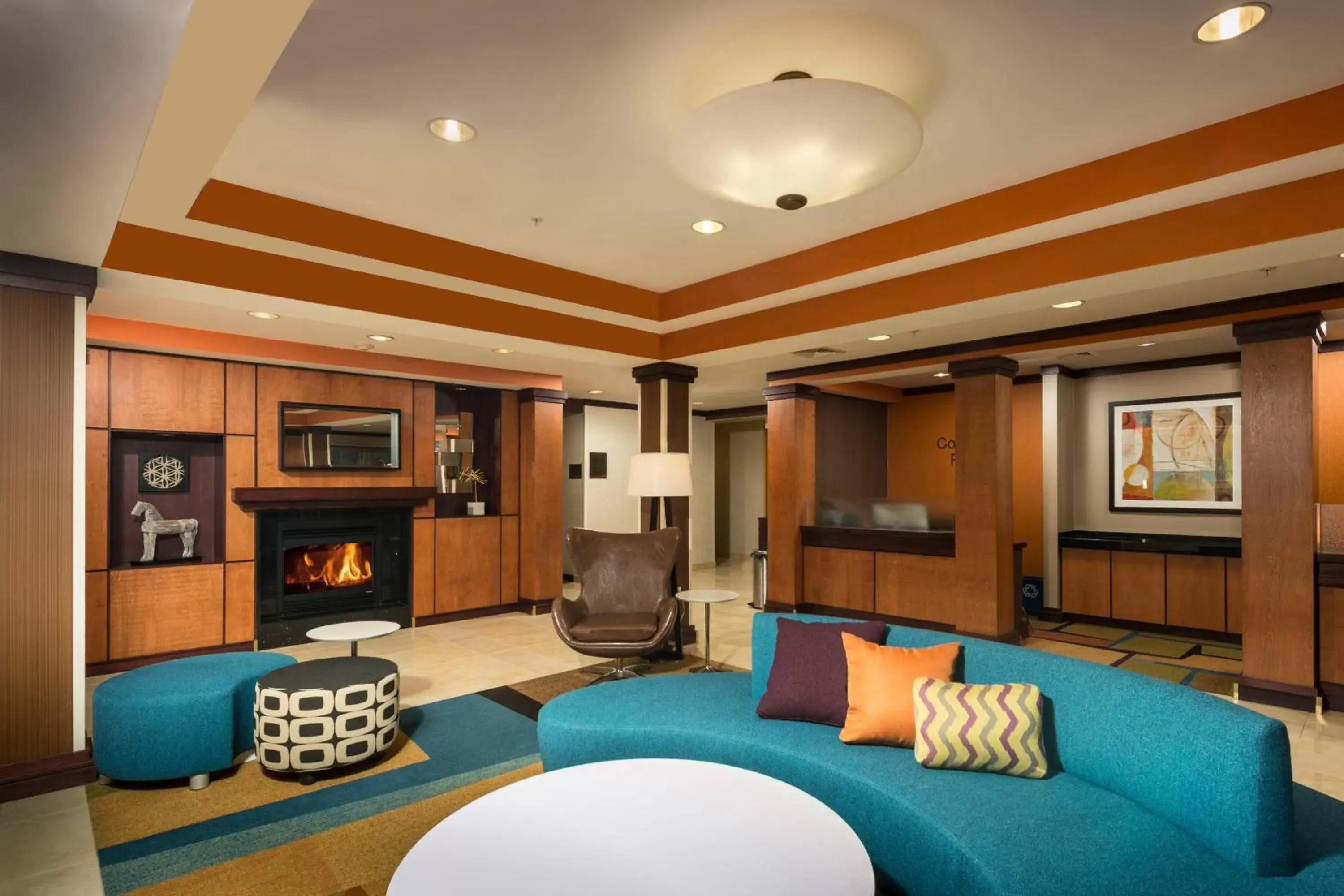Lobby or reception, Seating Area in Fairfield Inn and Suites by Marriott Augusta