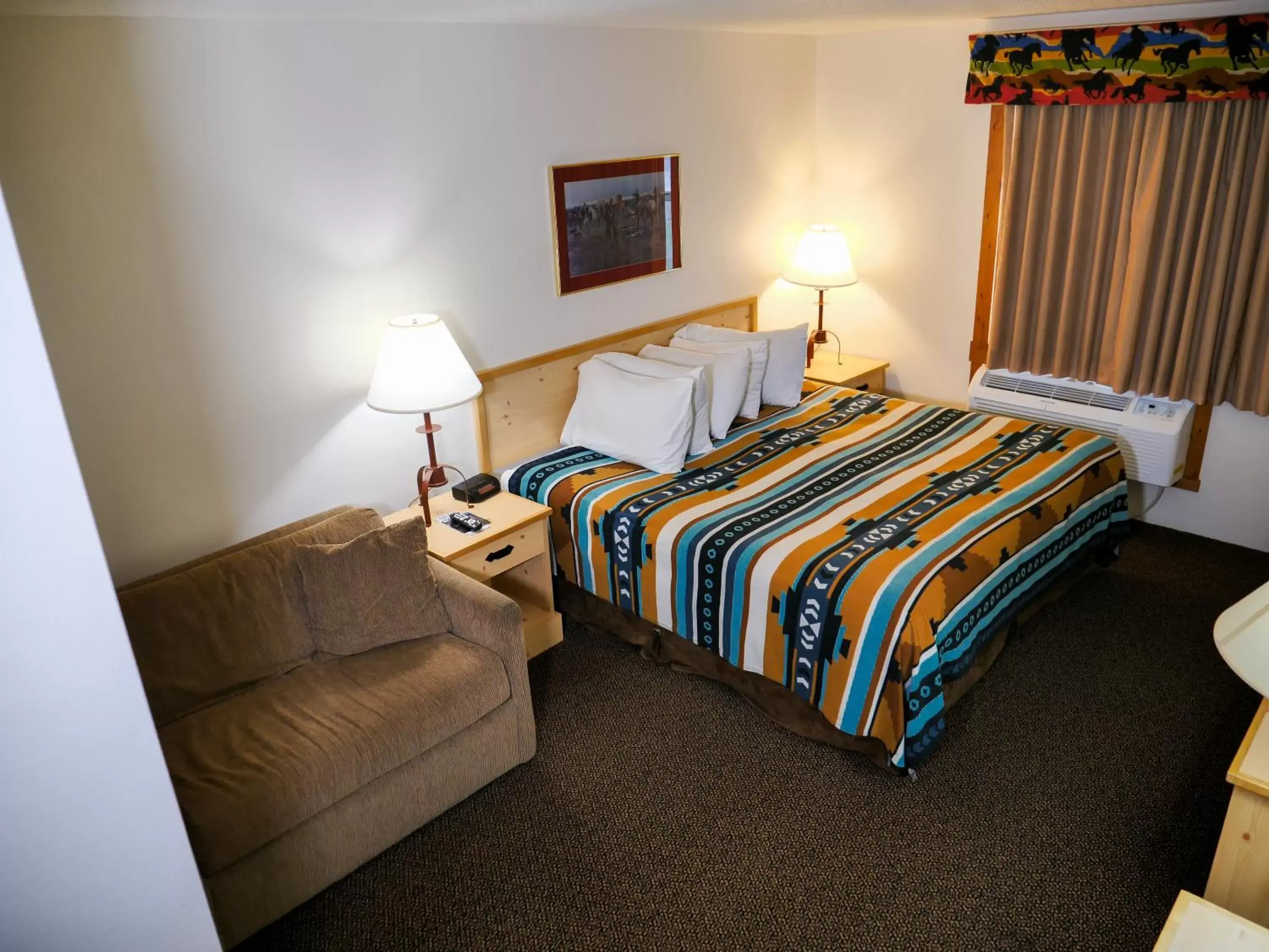 Bed in Range Country Lodging
