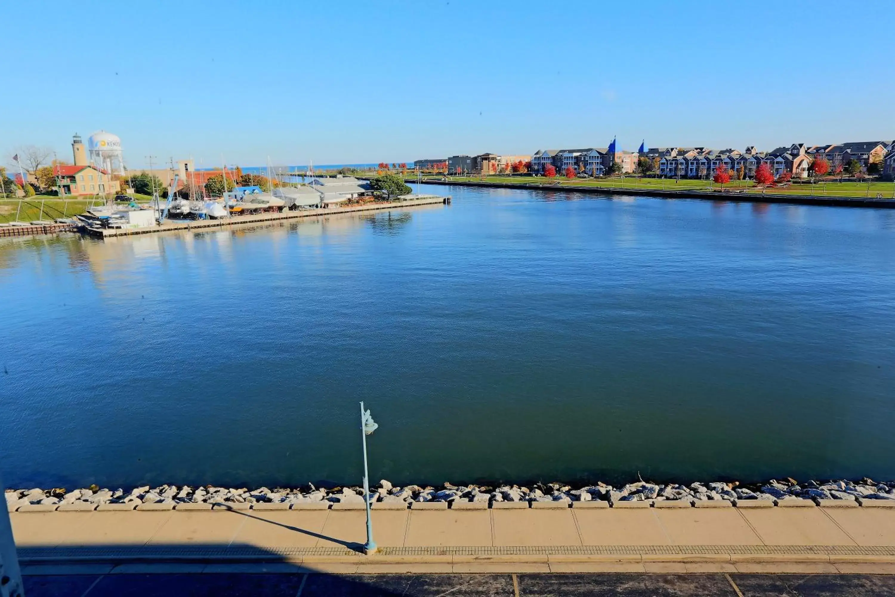 Lake view in Wyndham Garden Kenosha