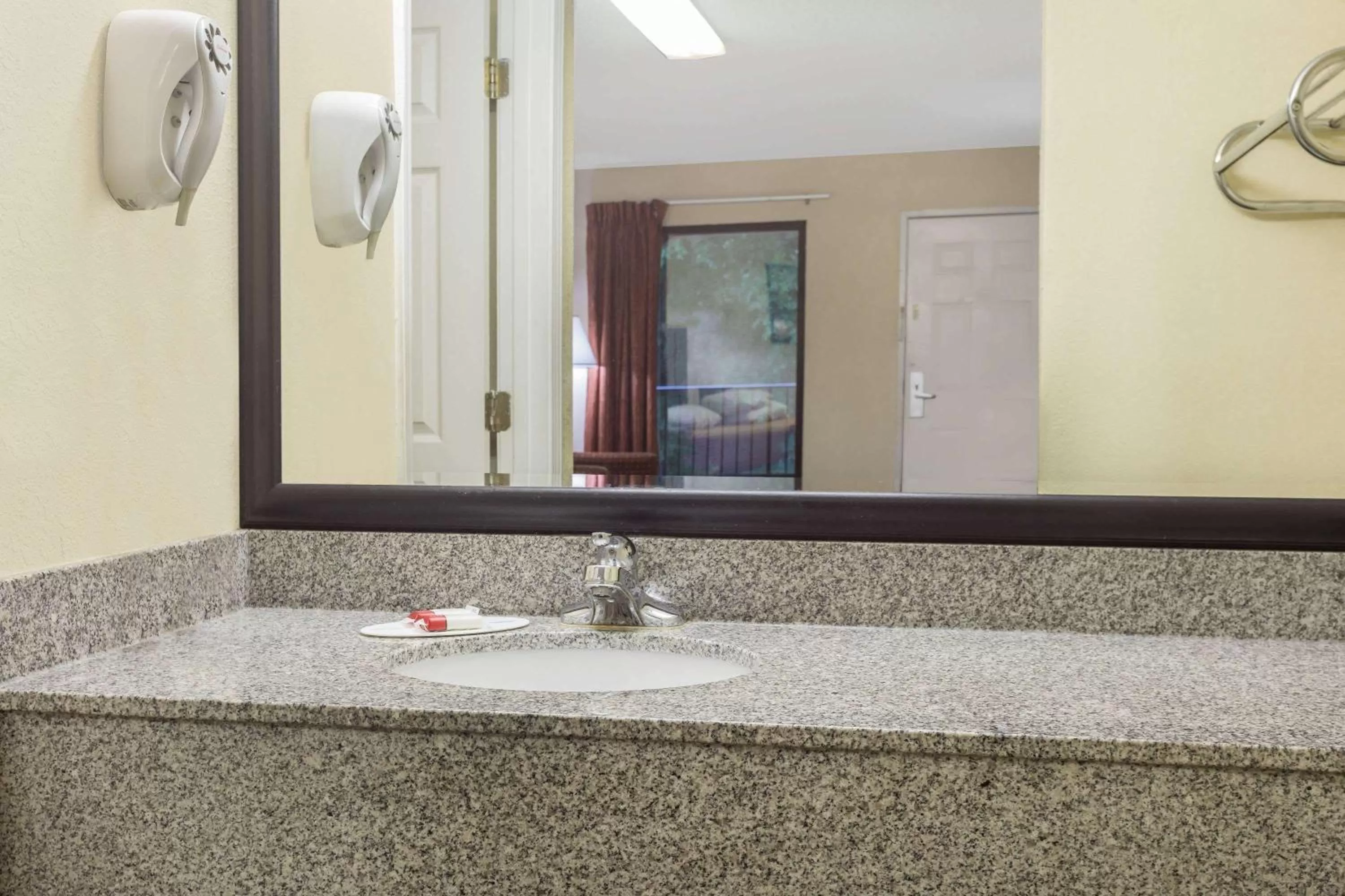 Bathroom in Super 8 by Wyndham Lithonia