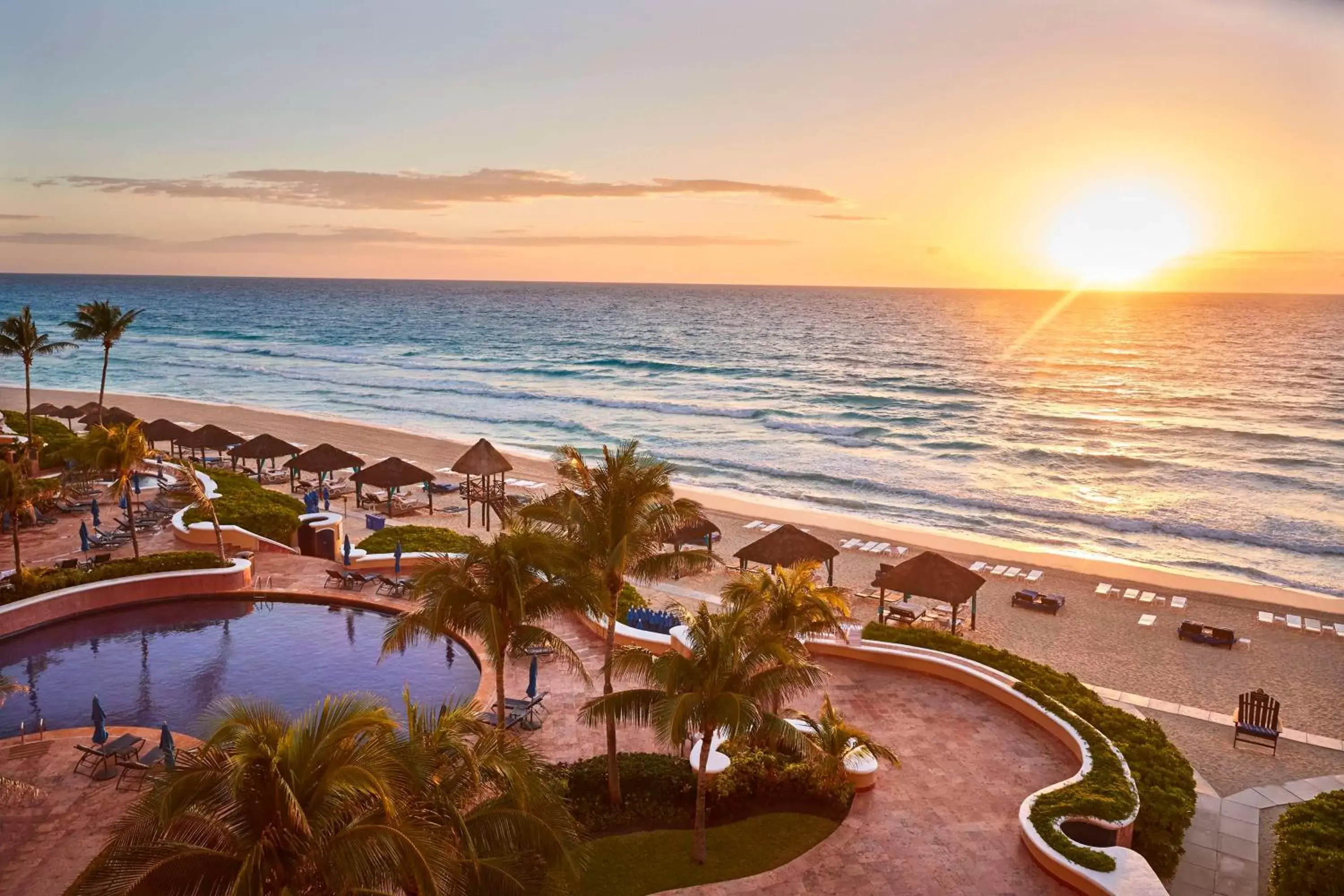 Beach, Pool View in Kempinski Hotel Cancun