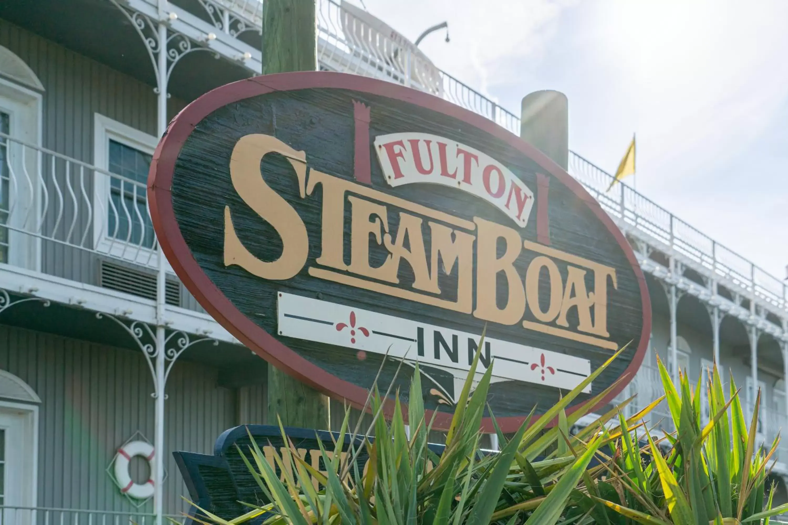 Lobby or reception, Property Logo/Sign in Fulton Steamboat Inn