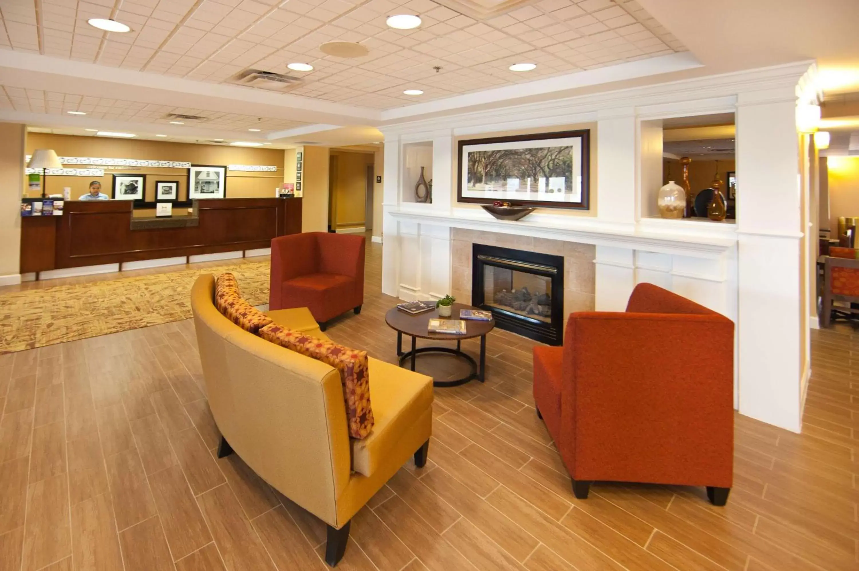 Lobby or reception, Lobby/Reception in Hampton Inn Columbus-North