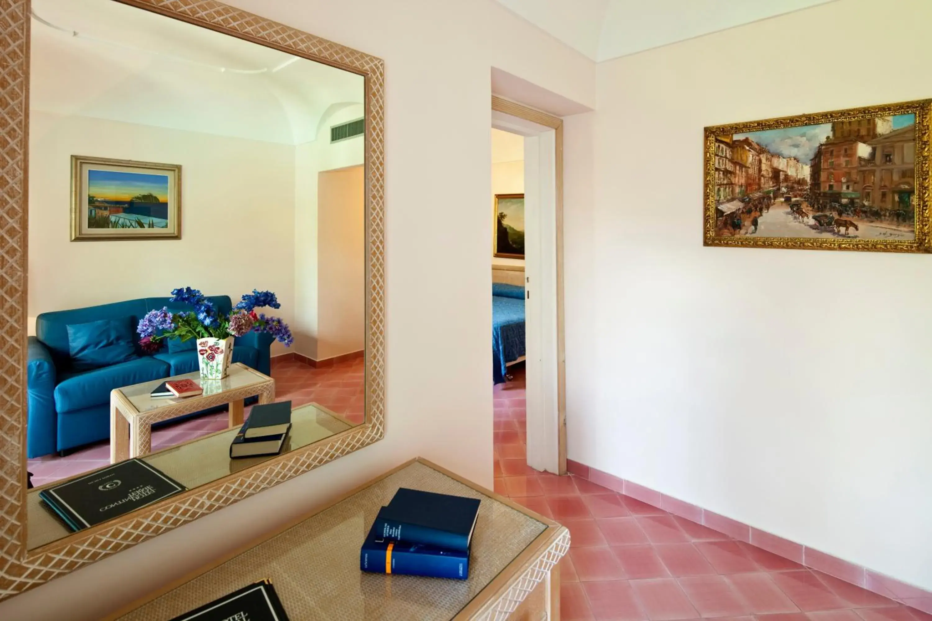 Living room, Seating Area in Hotel Continental Ischia