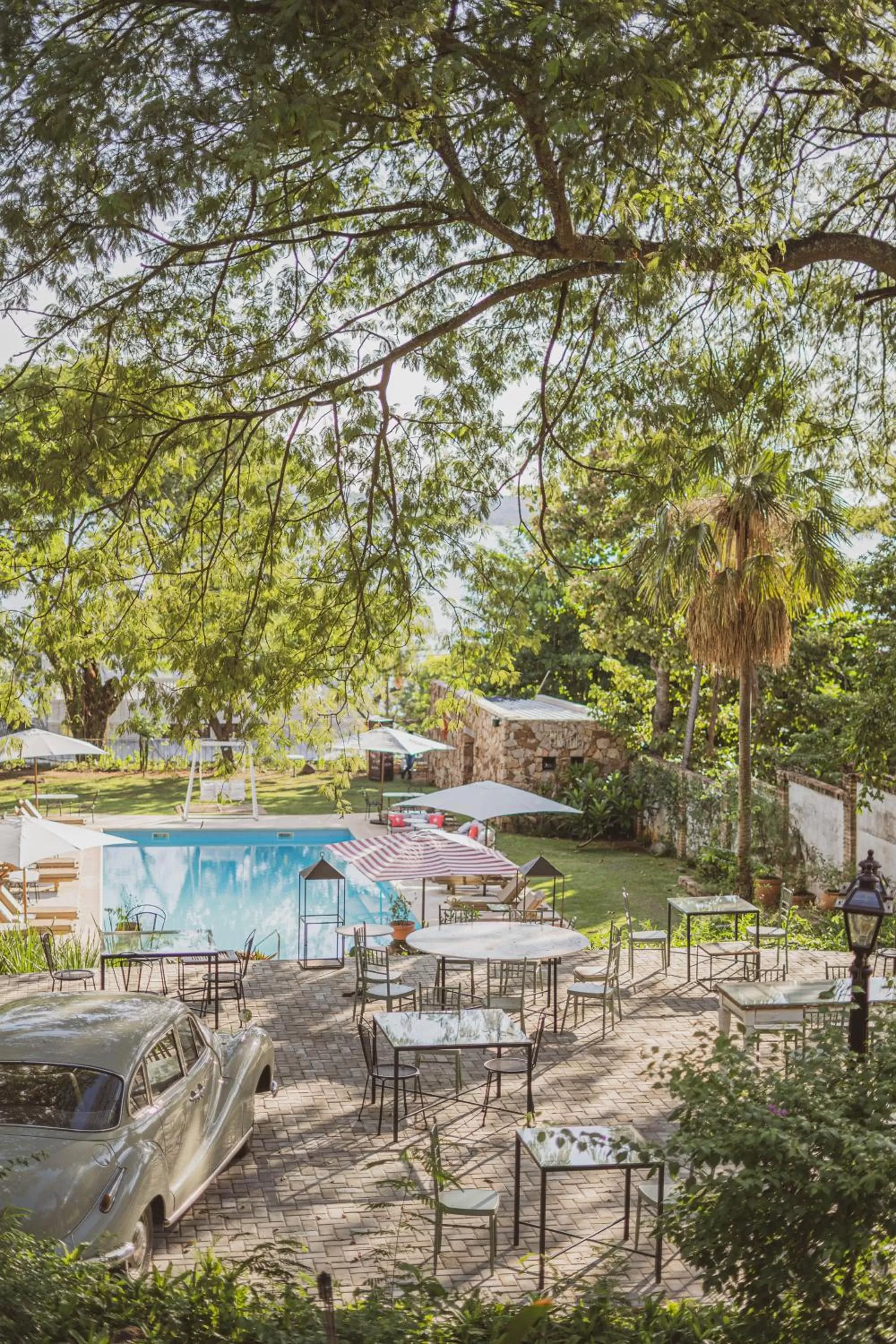 Restaurant/places to eat, Swimming Pool in Casa Del Val- Villa Maria