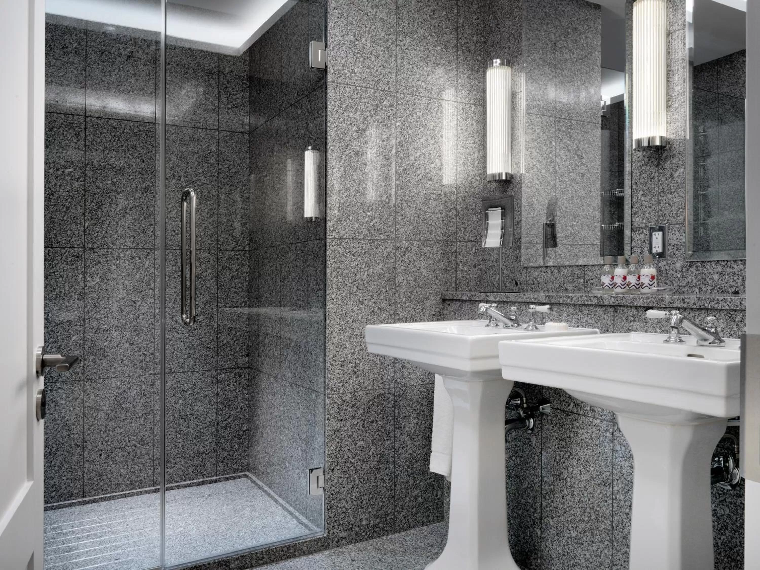 Shower in The Whitby Hotel